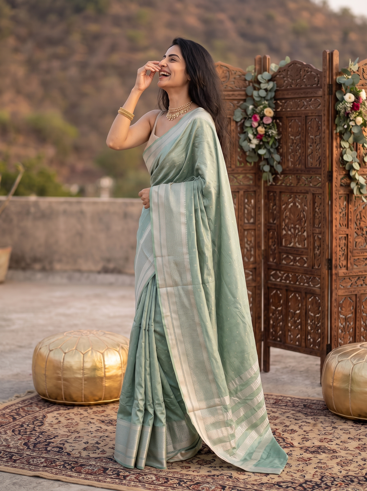 Aashiyana Jari Silk Saree