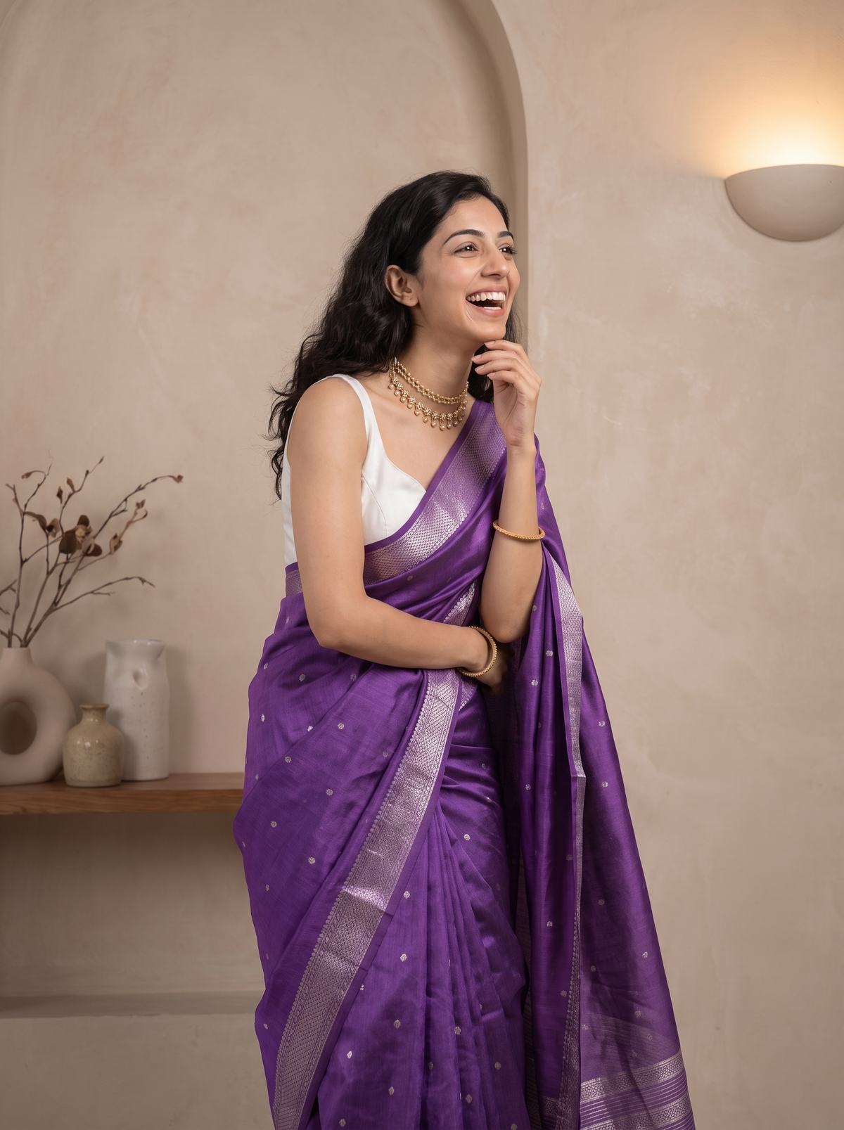 Gajra Jari Silk Saree