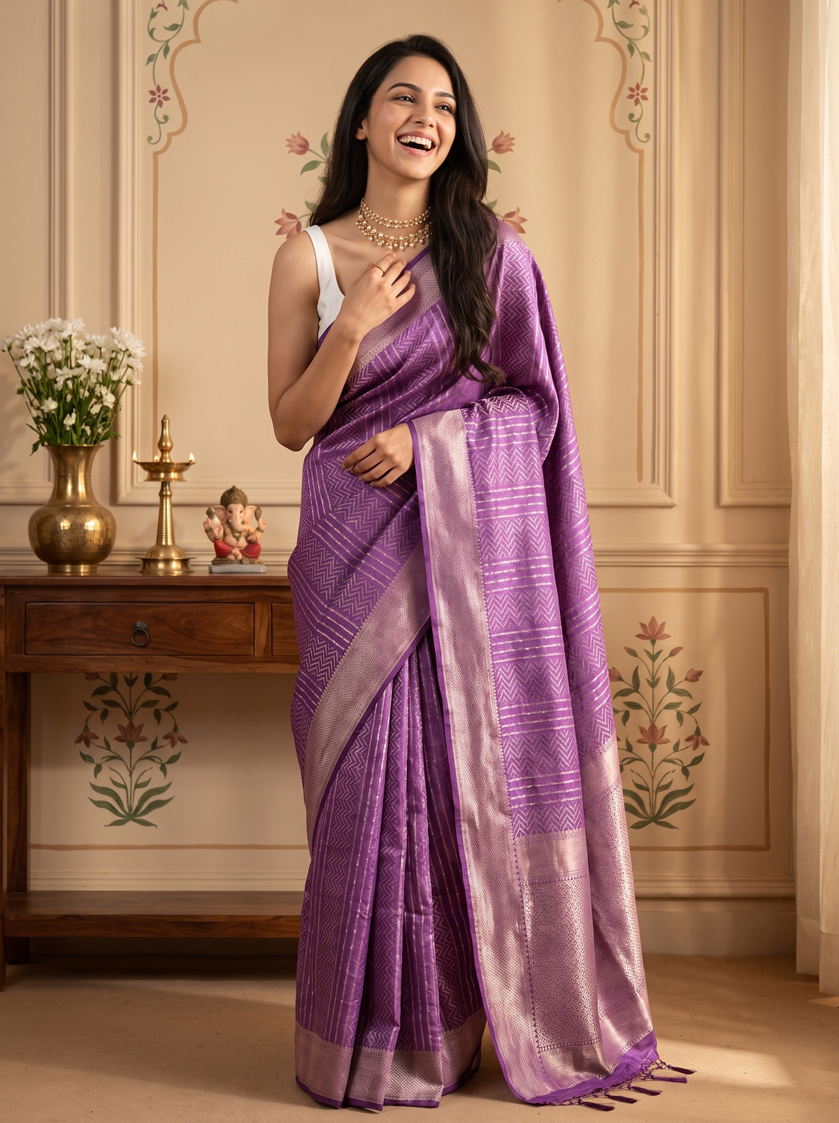 Mahira Jari Silk Saree
