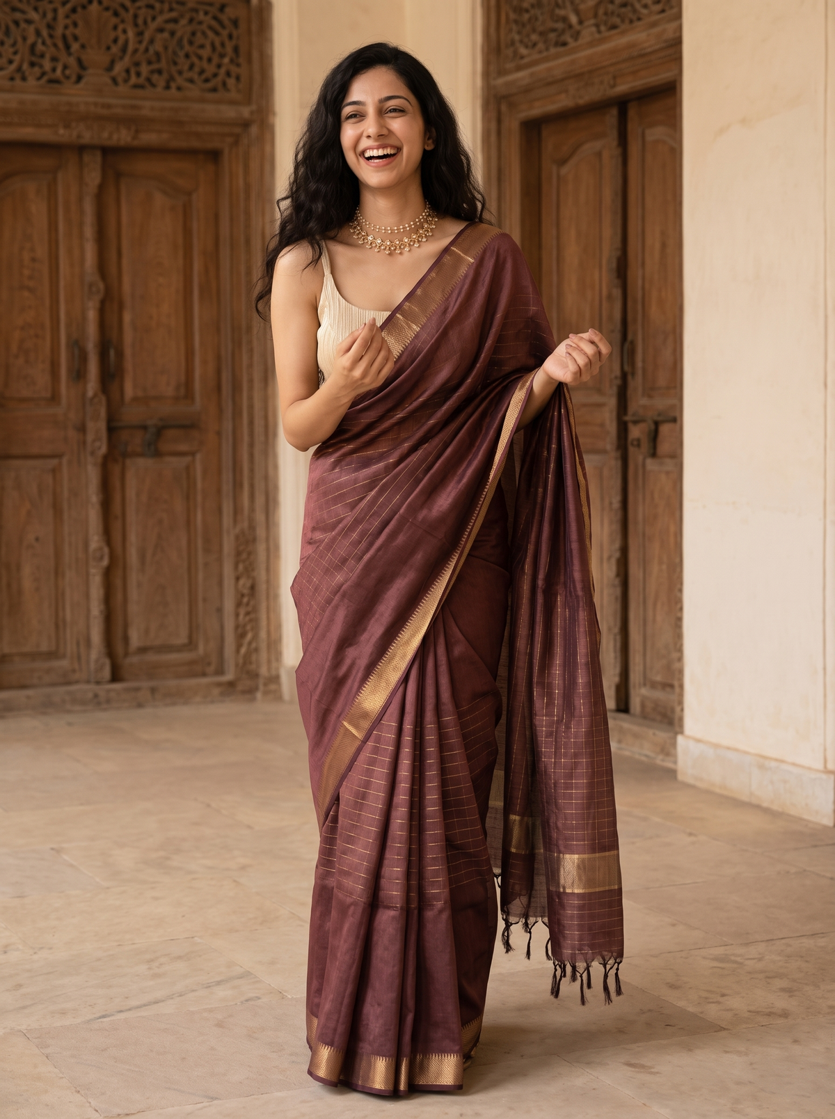 Tanira Jari Silk Saree