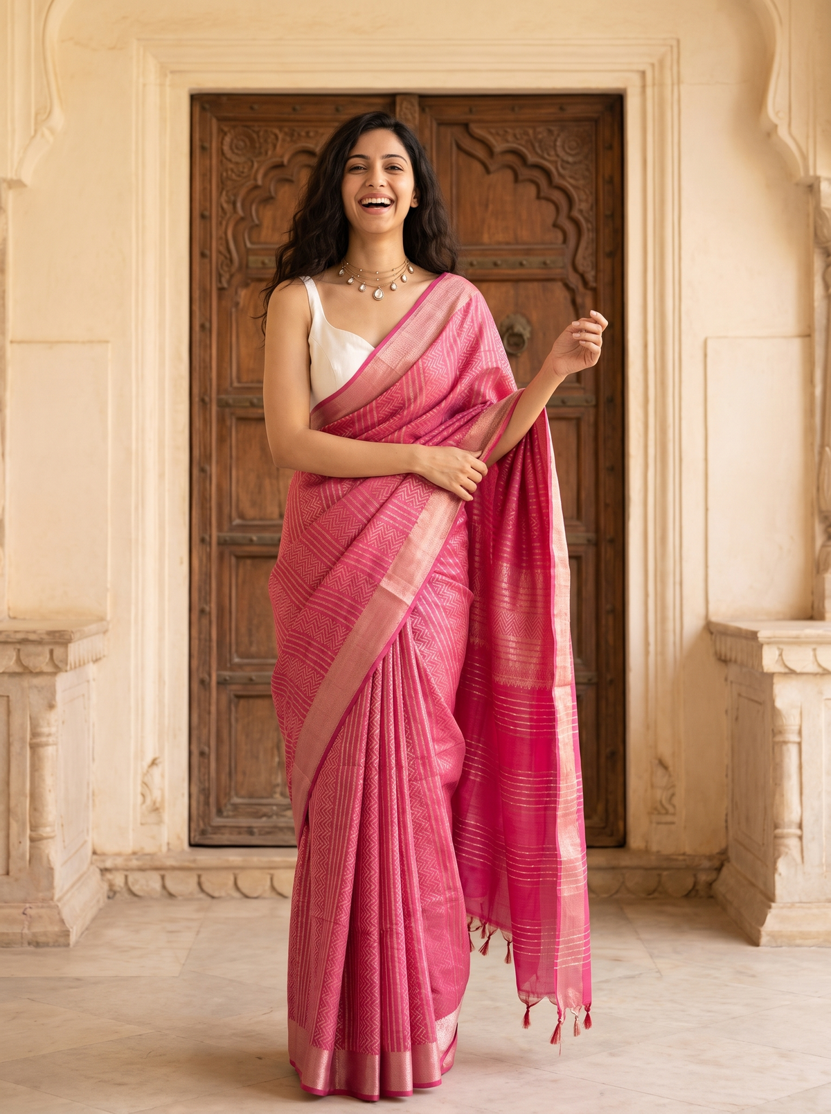 Pavani Jari Silk Saree