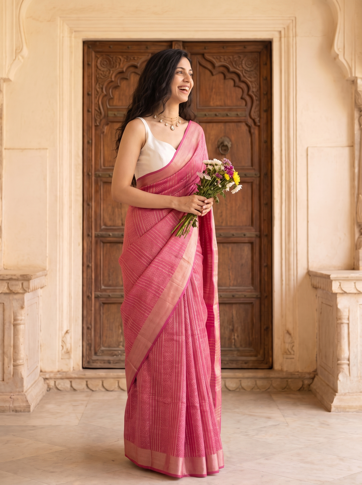 Pavani Jari Silk Saree