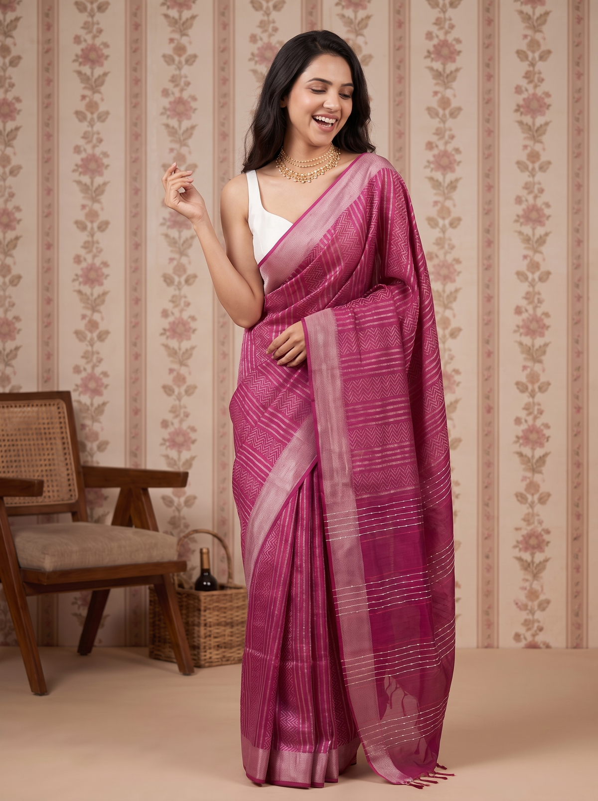 Madhura Jari Silk Saree