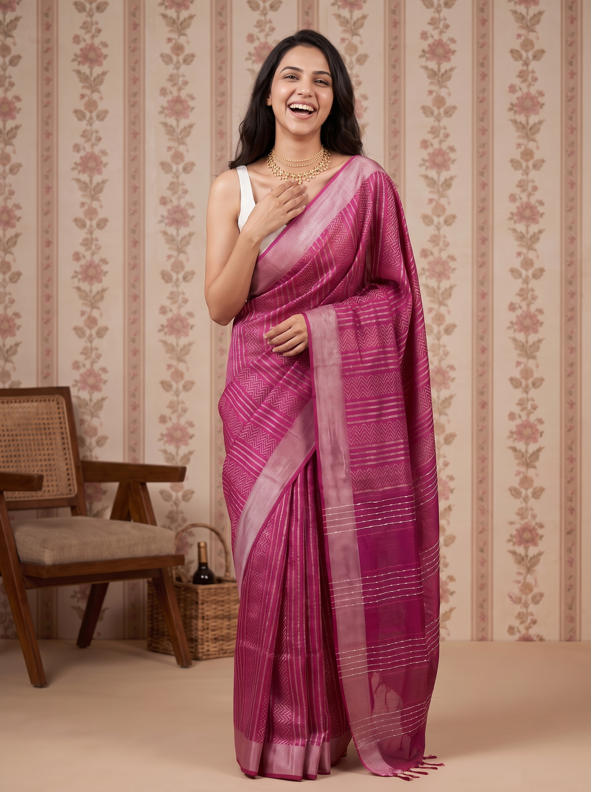 Madhura Jari Silk Saree