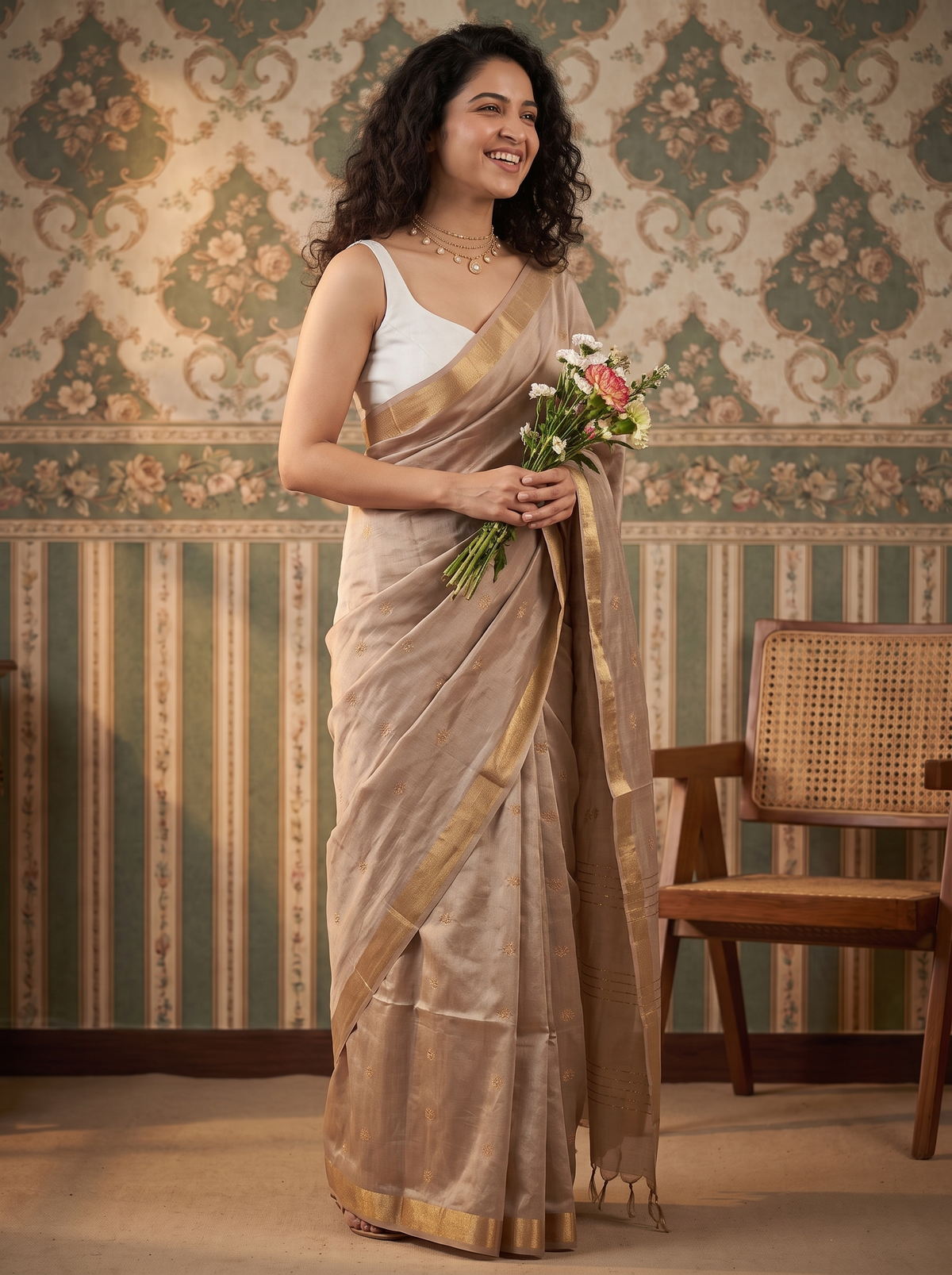 Madhavi Jari Silk Saree