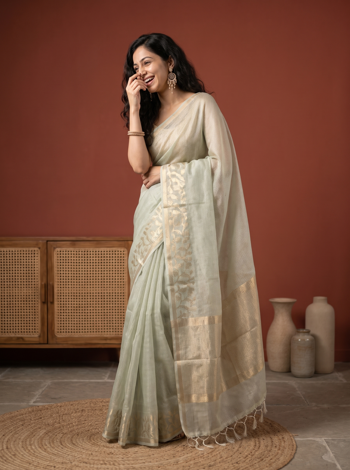 Manjari Kota Tissue Saree