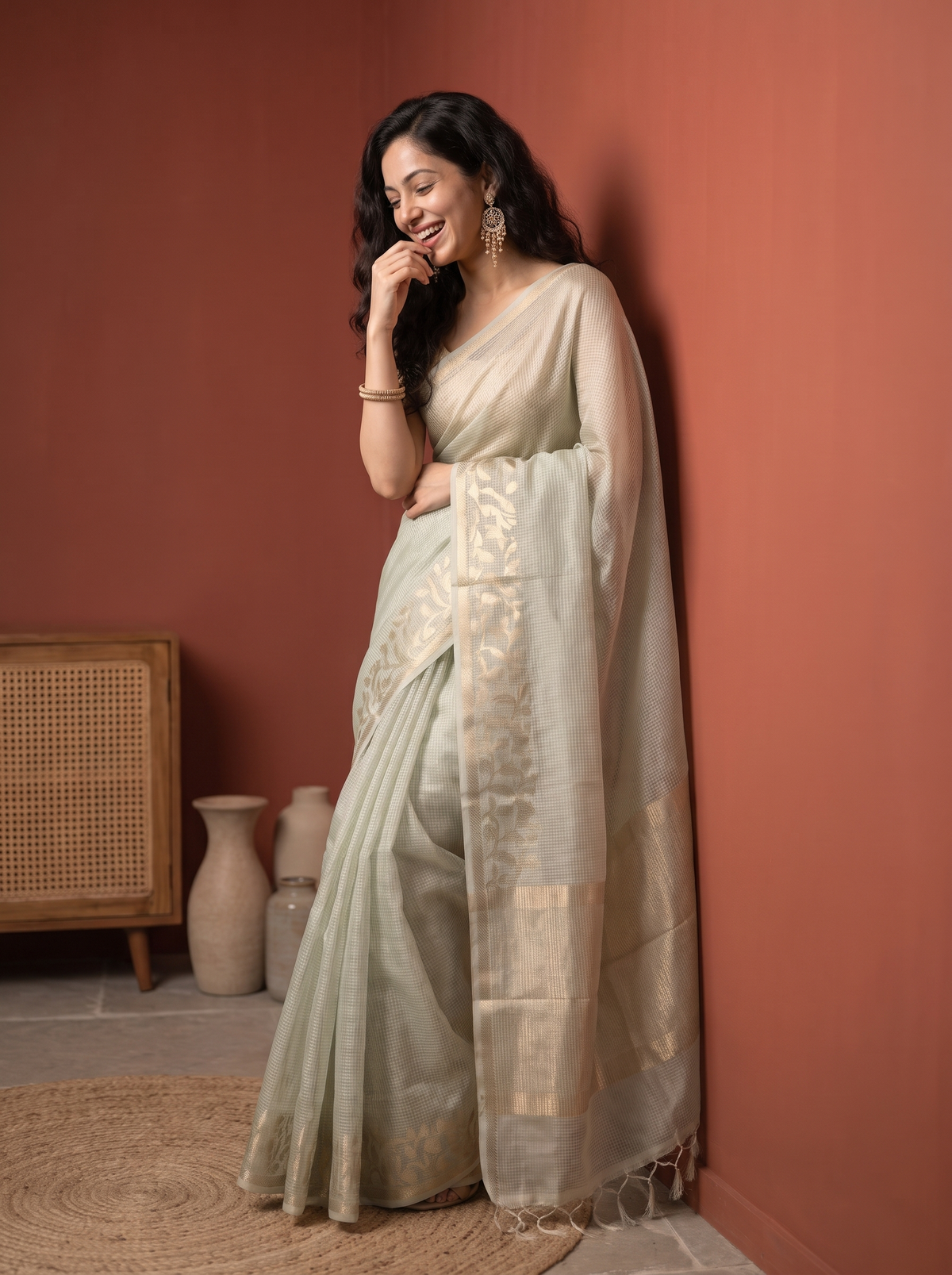 Manjari Kota Tissue Saree