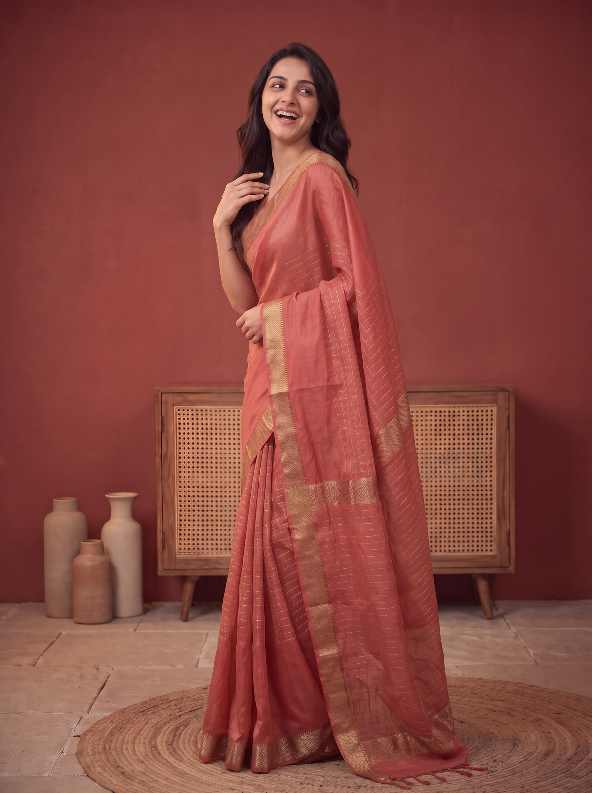 Ratnavali Jari Silk Saree