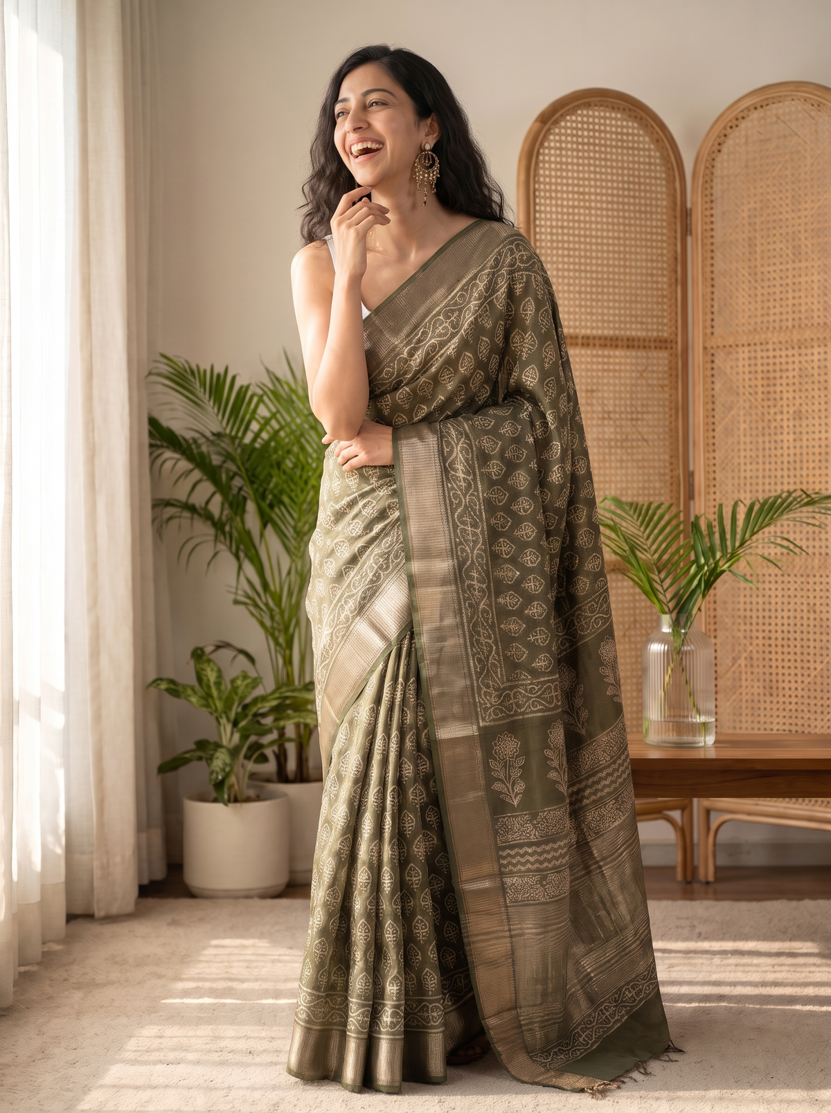 Rajsi Maheshwari Cotton Silk Sare