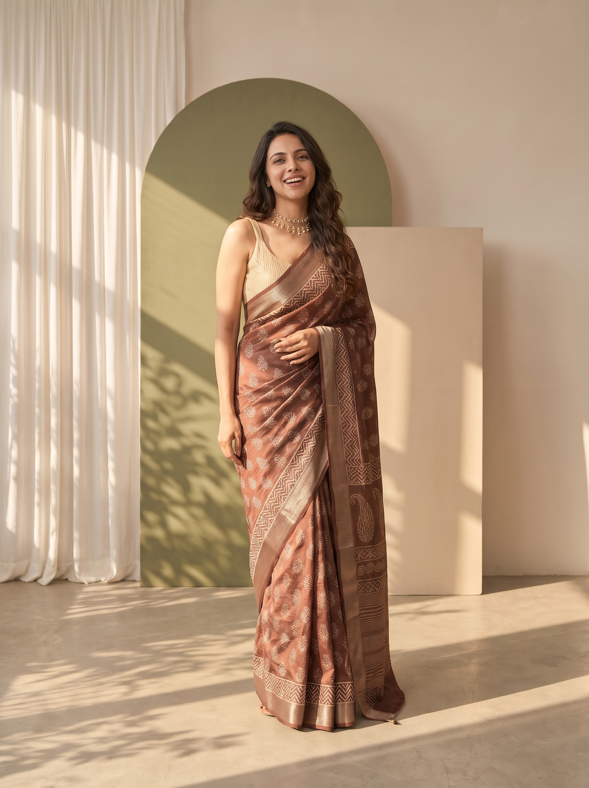 Aarohi Maheshwari Cotton Silk Saree