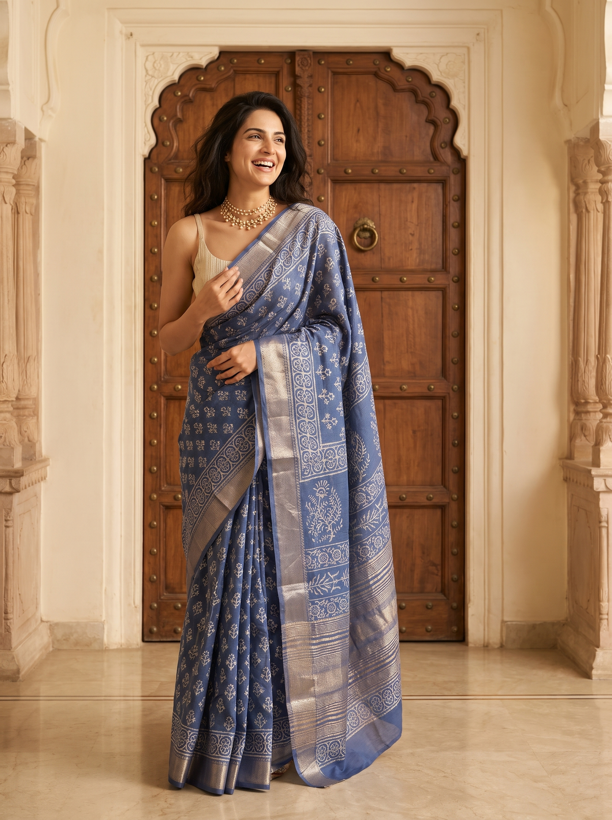 Saheli Maheshwari Cotton Silk Saree
