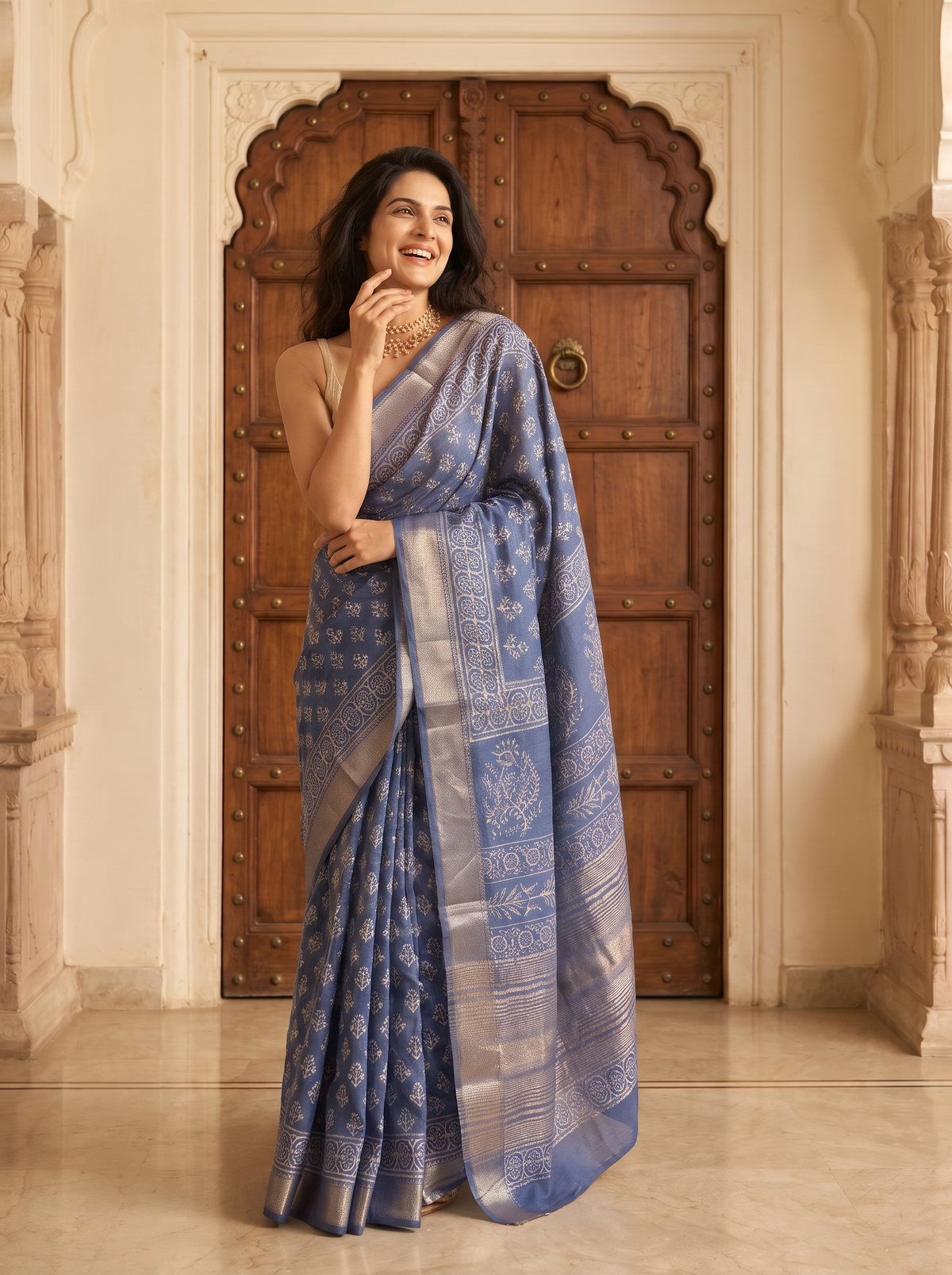 Saheli Maheshwari Cotton Silk Saree