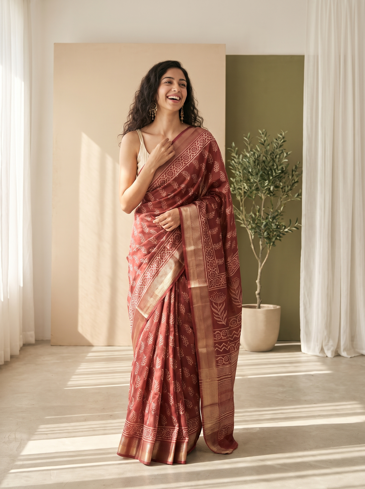 Ishita Maheshwari Cotton Silk Saree