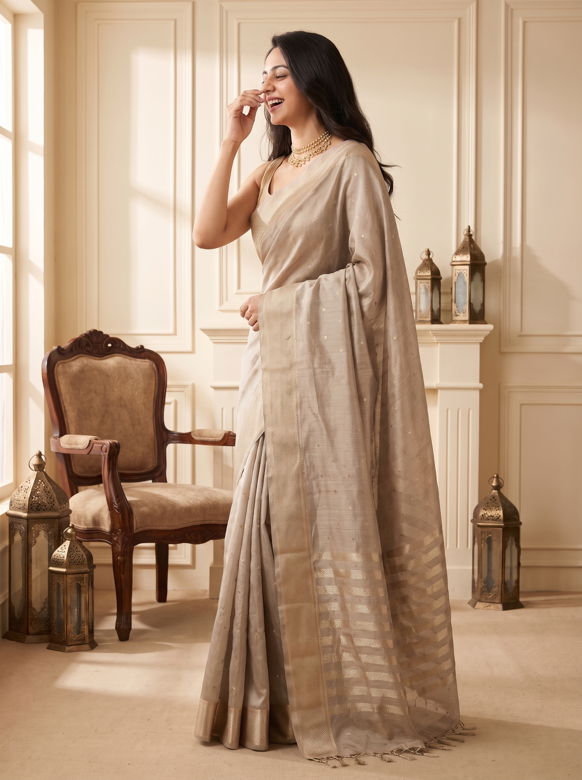 Zareena Jari Silk Saree