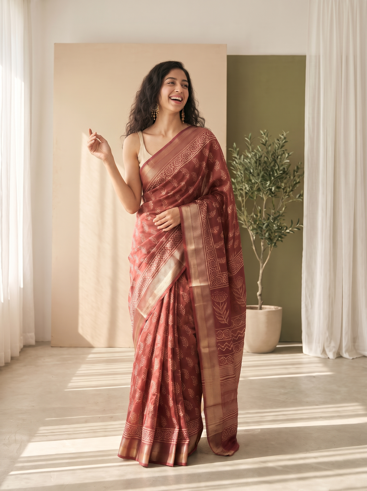 Ishita Maheshwari Cotton Silk Saree
