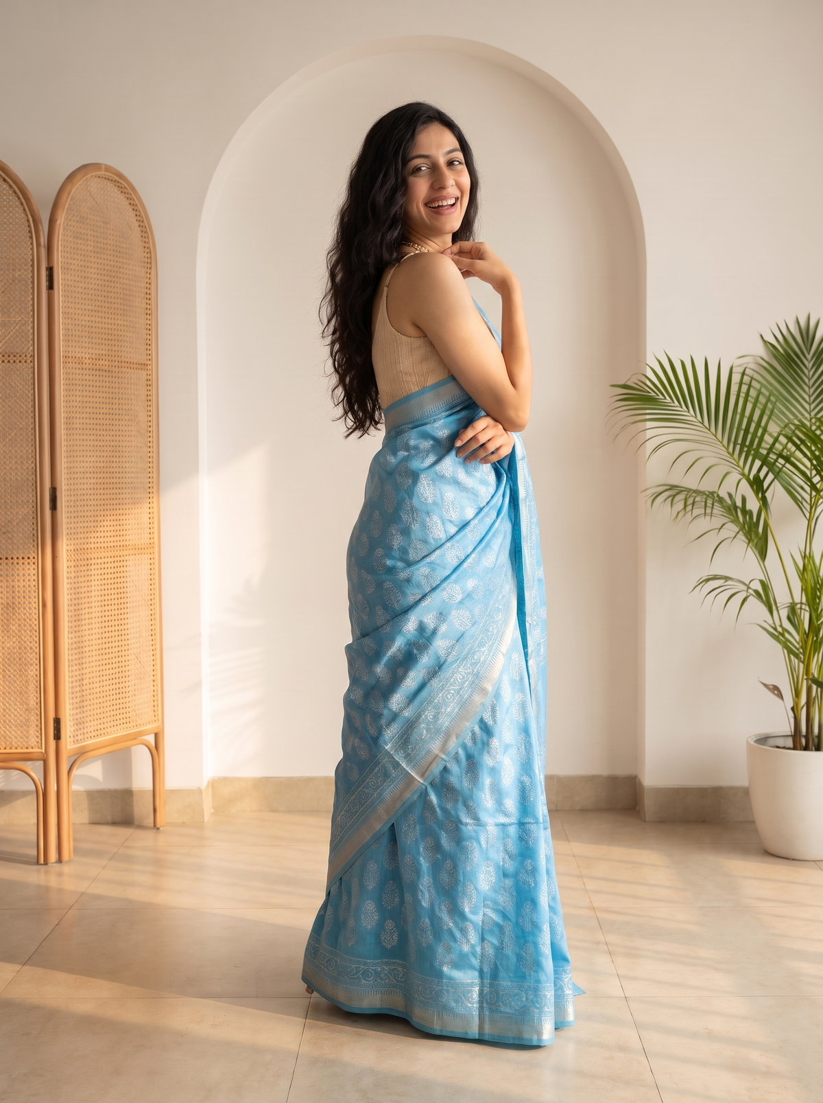 Suvika Maheshwari Cotton Silk Saree