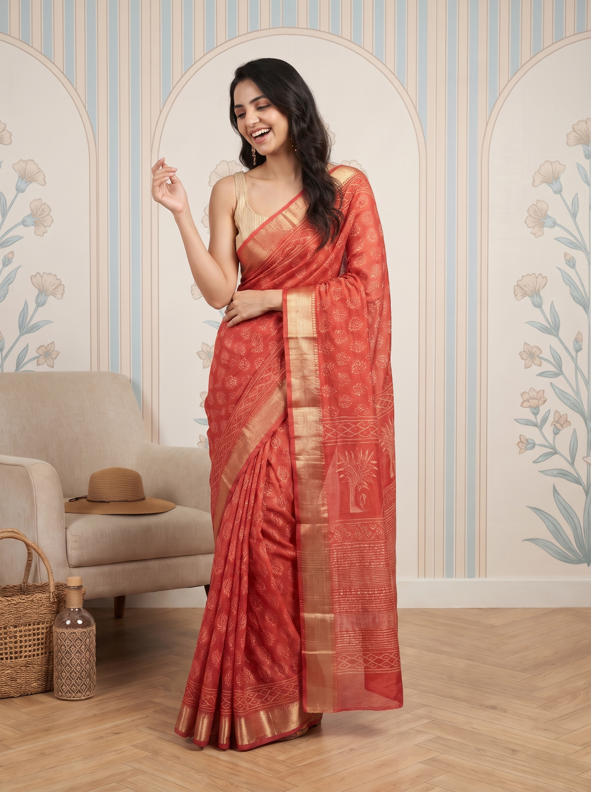 Yashvi Maheshwari Cotton Silk Saree