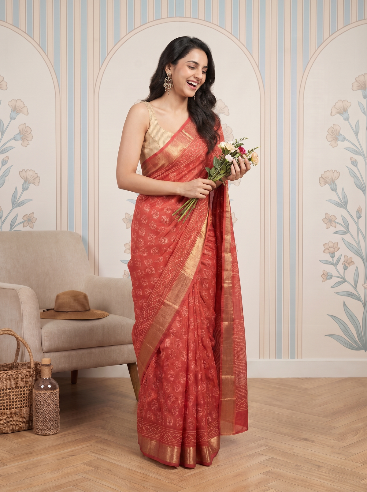 Yashvi Maheshwari Cotton Silk Saree