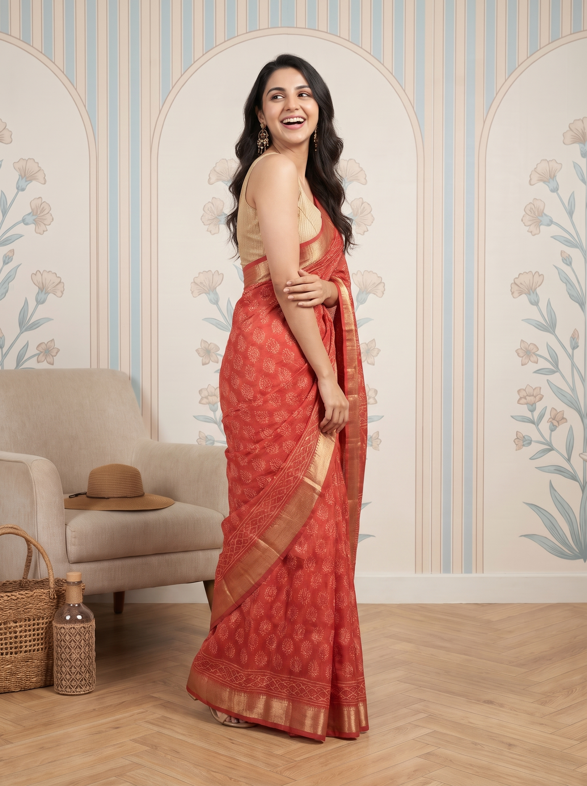 Yashvi Maheshwari Cotton Silk Saree