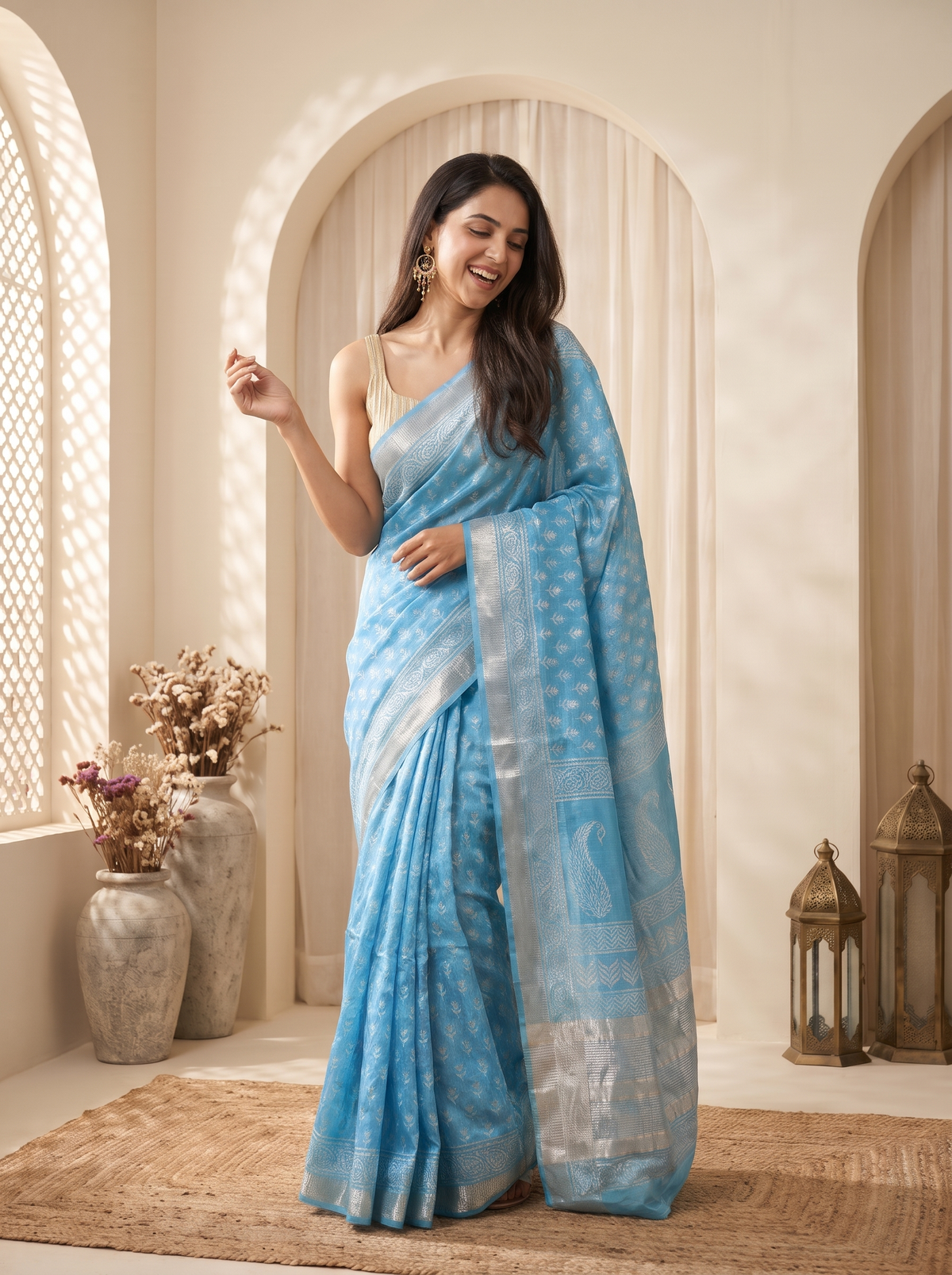 Niraya Maheshwari Cotton Silk Saree