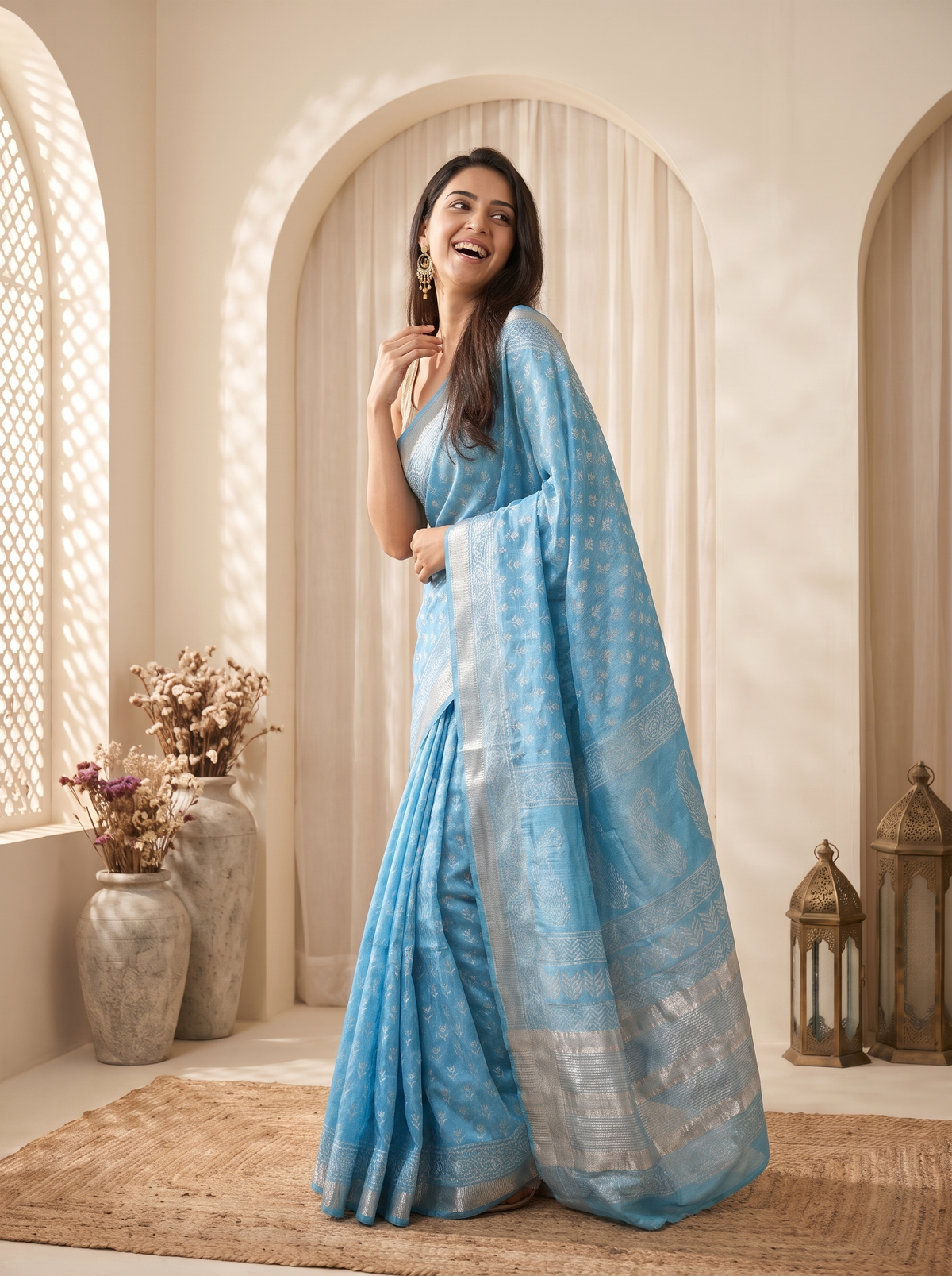 Niraya Maheshwari Cotton Silk Saree