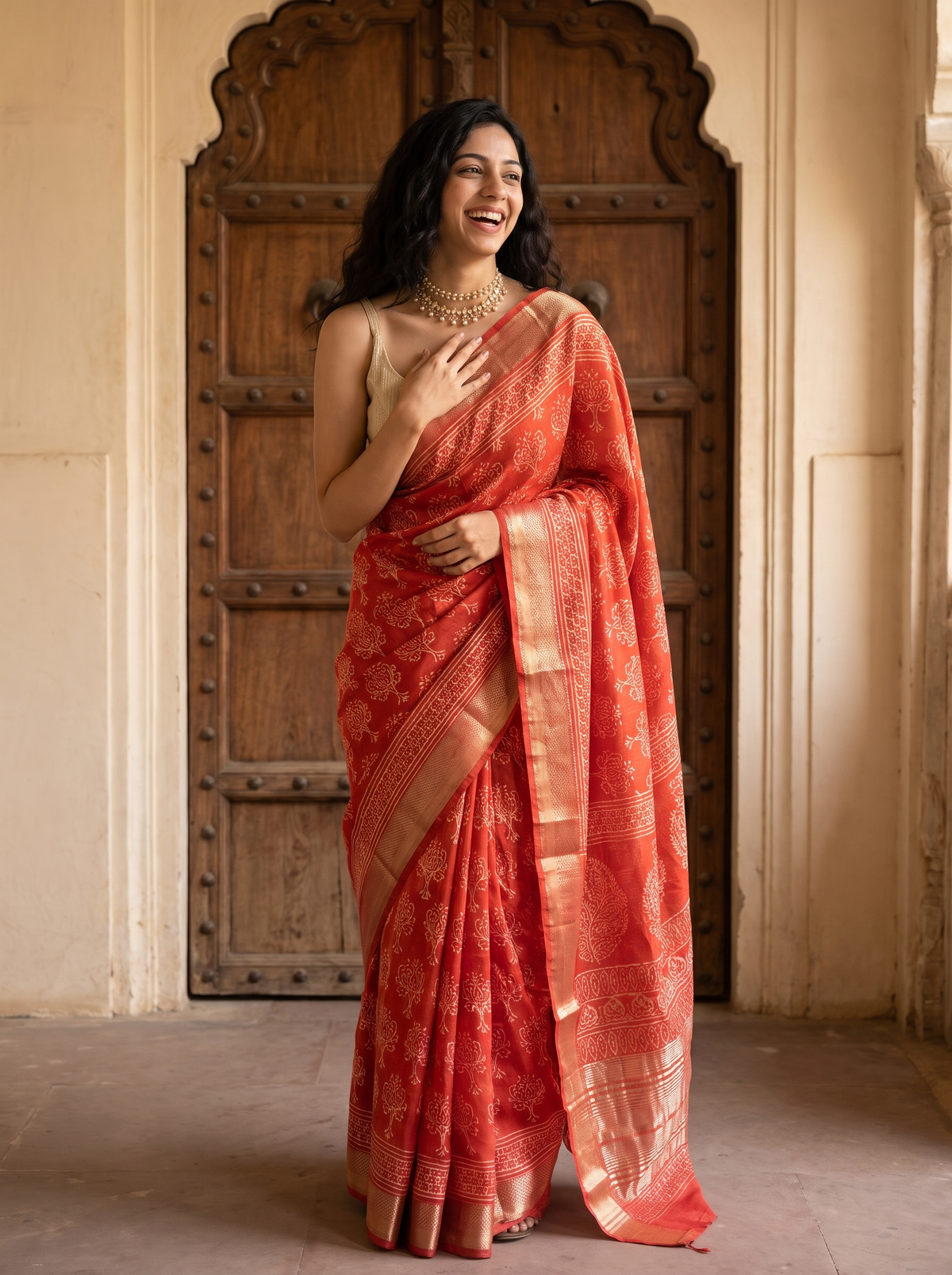 Amvisha Maheshwari Cotton Silk Saree