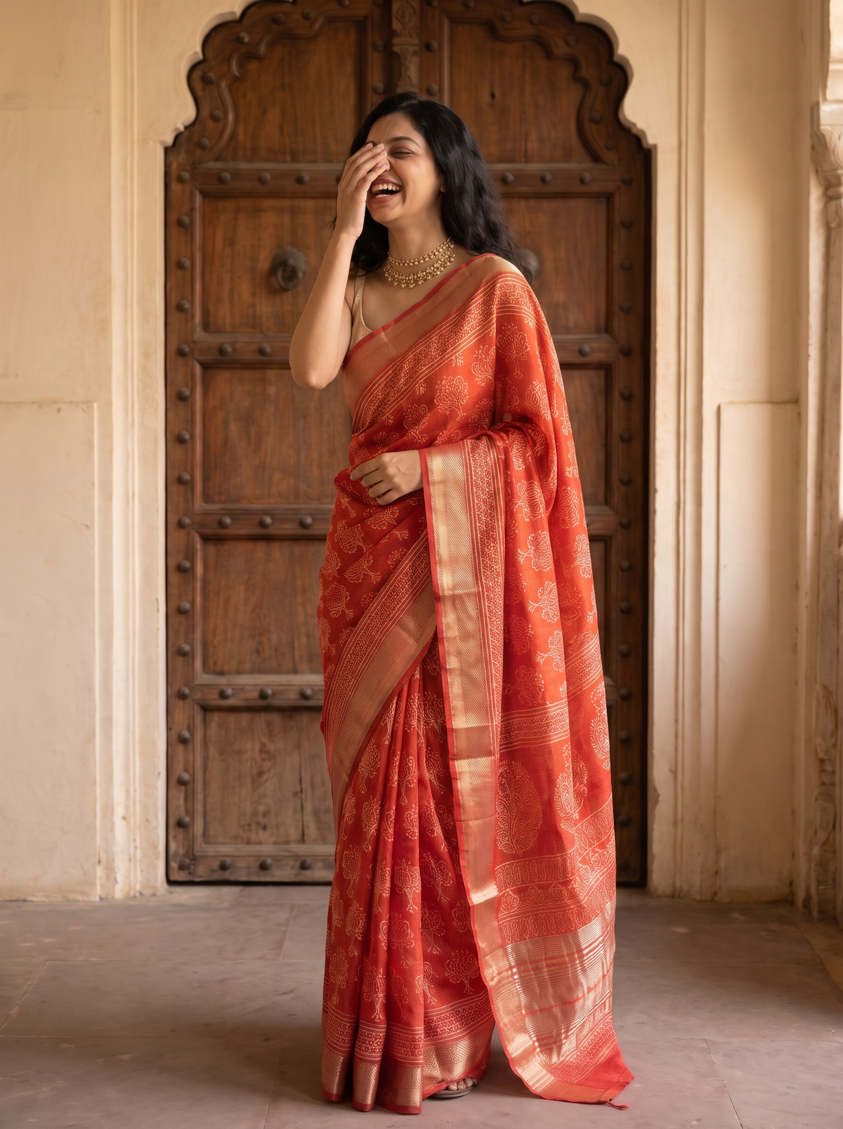 Amvisha Maheshwari Cotton Silk Saree
