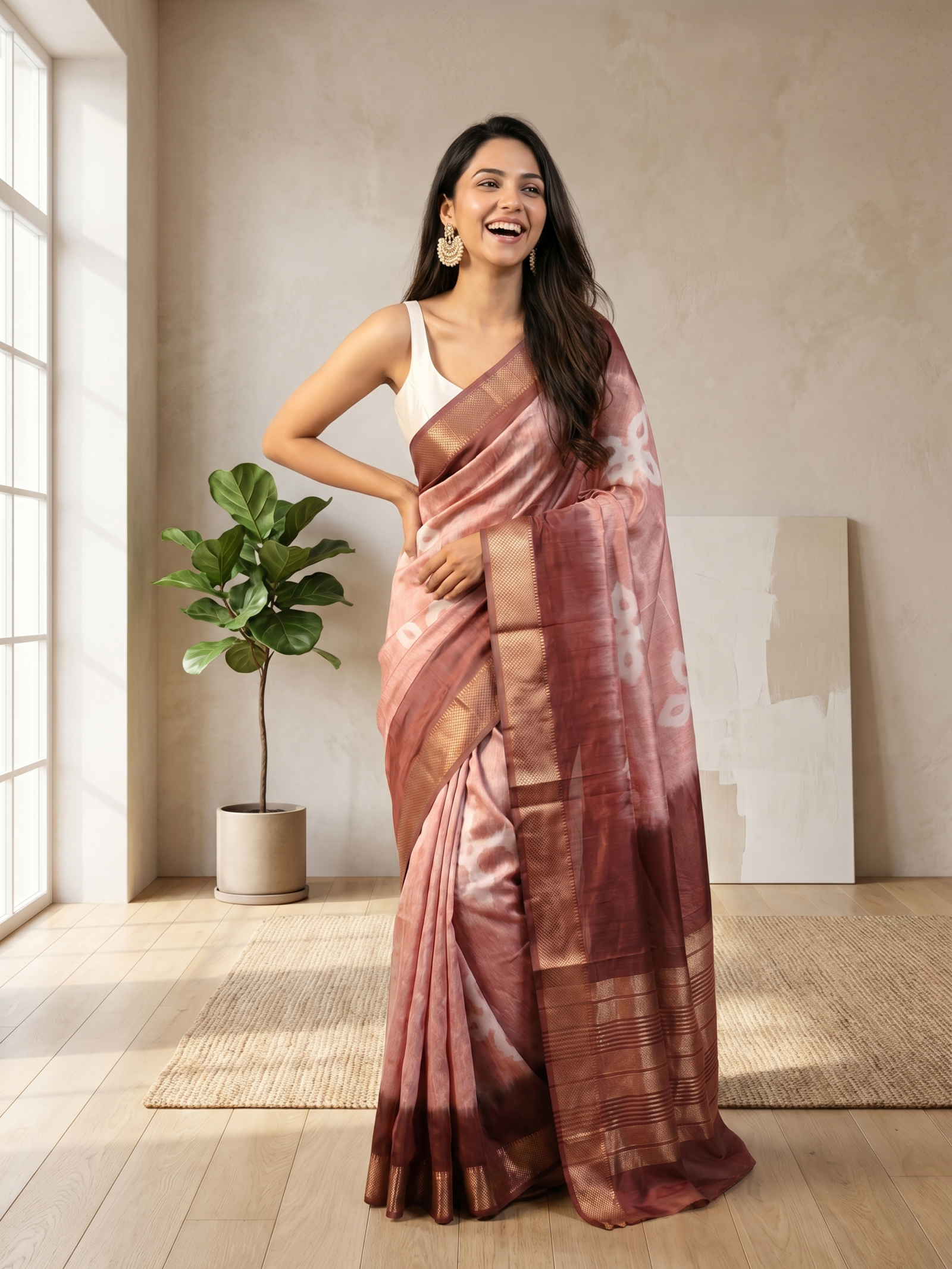 Alankrita Jari Cotton Silk Saree