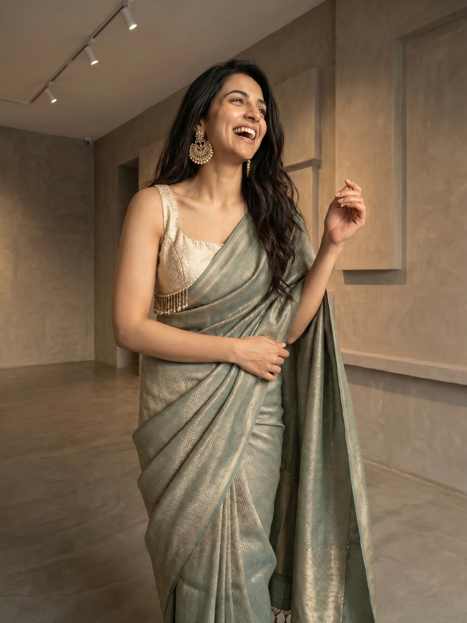 Rooprekha Jari Cotton Silk Saree
