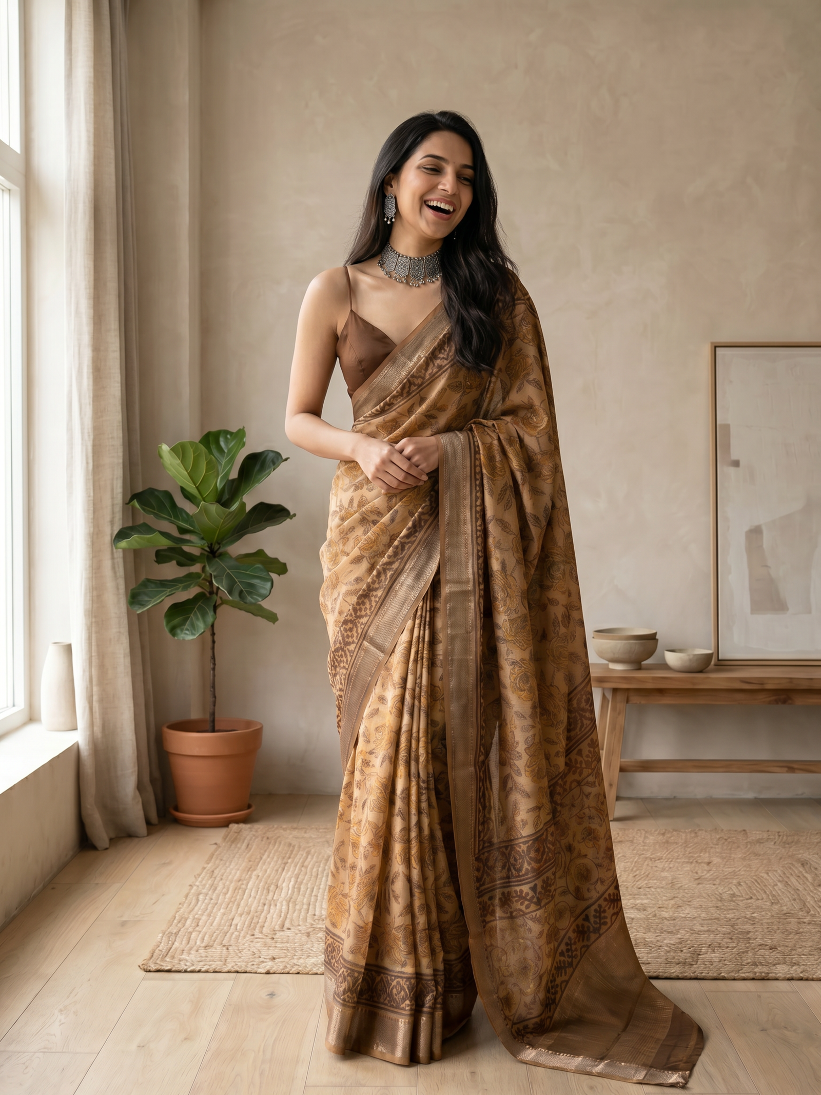 Rajkumari Maheshwari Cotton Silk