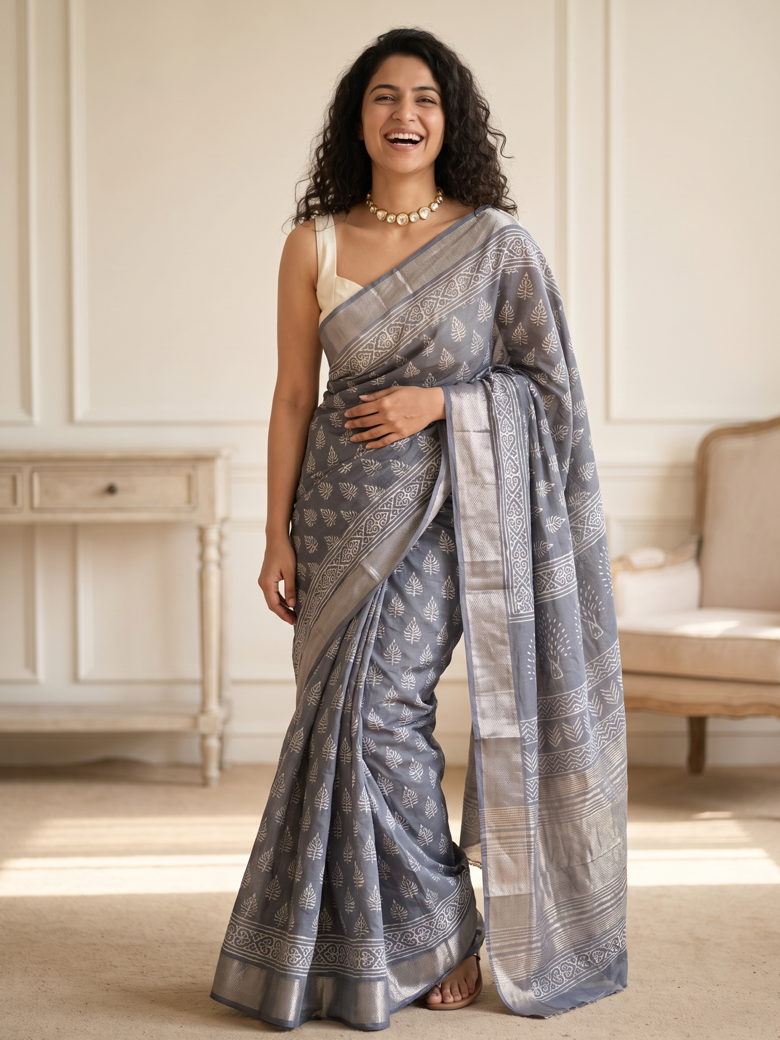 Evara Maheshwari Cotton Silk