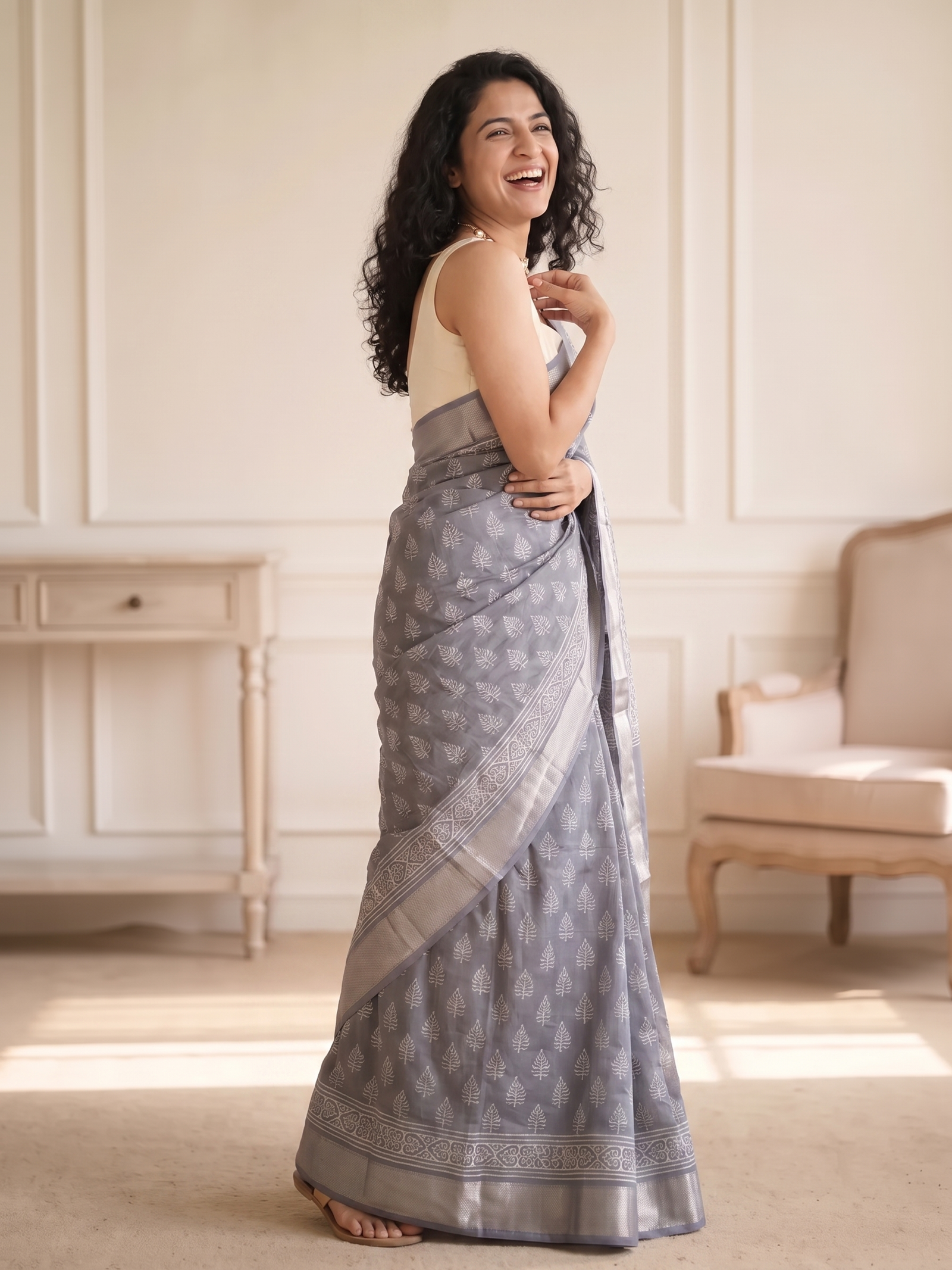 Evara Maheshwari Cotton Silk