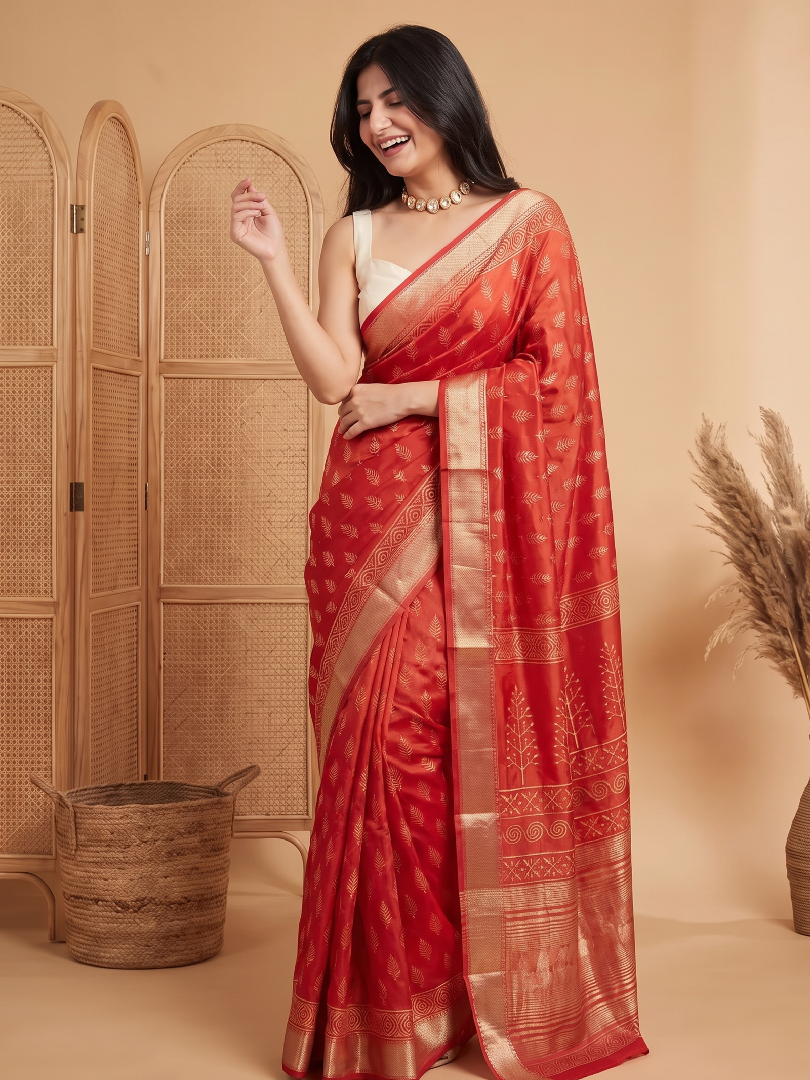 Kaveri Maheshwari Cotton Silk Saree