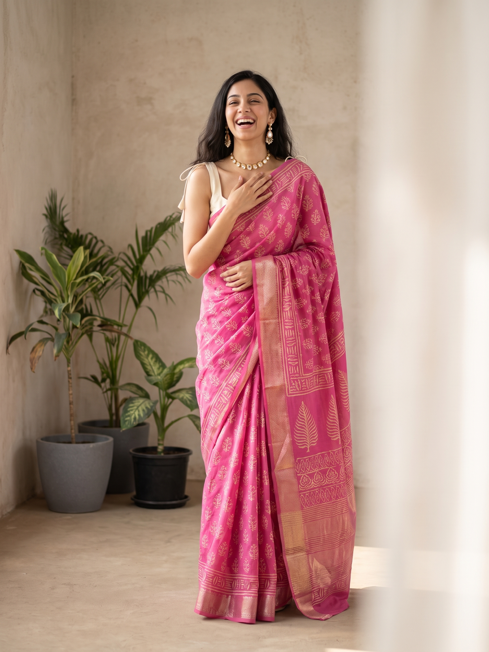 Ziva Maheshwari Cotton Silk
