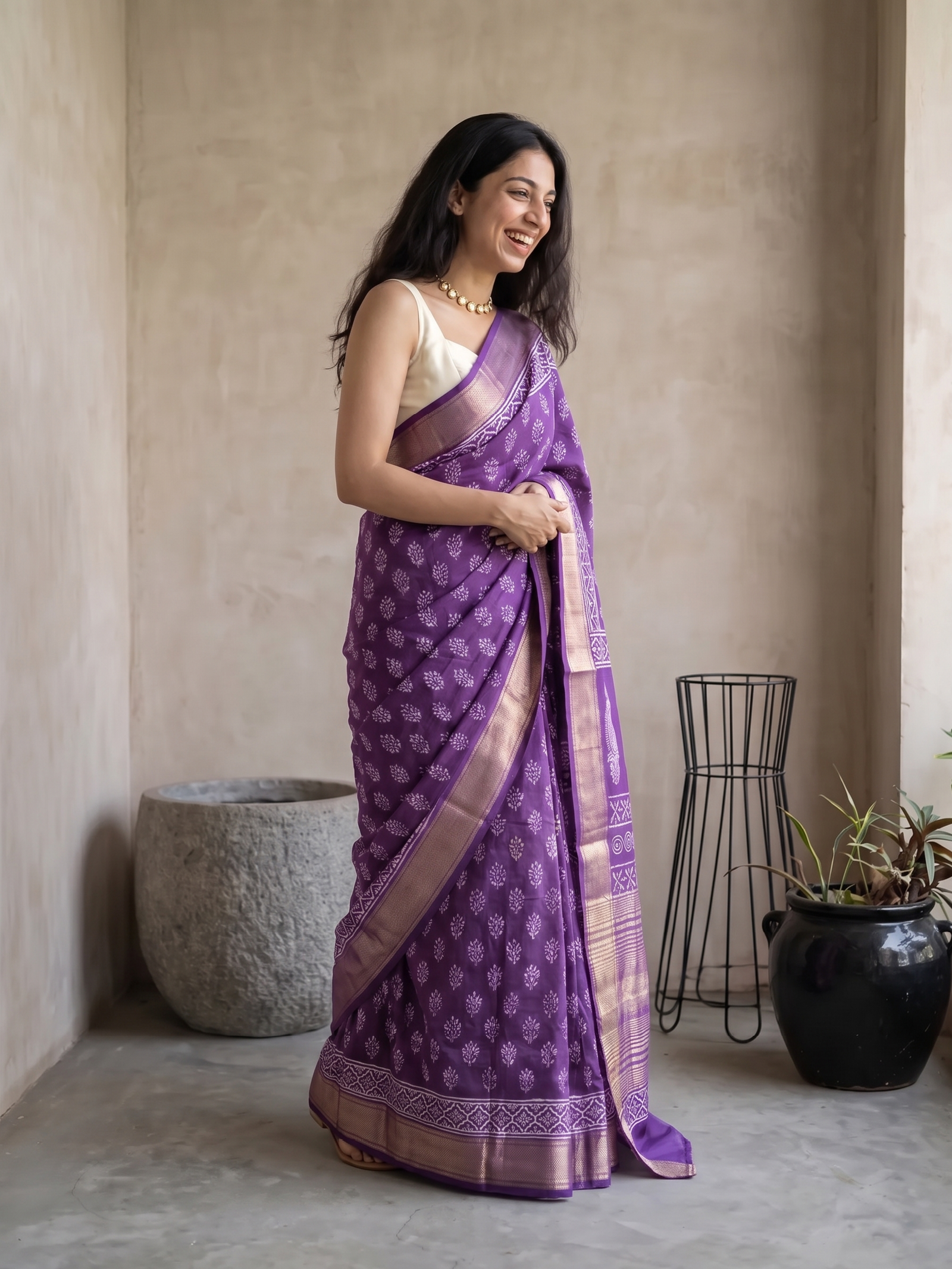 Vira Maheshwari Cotton Silk