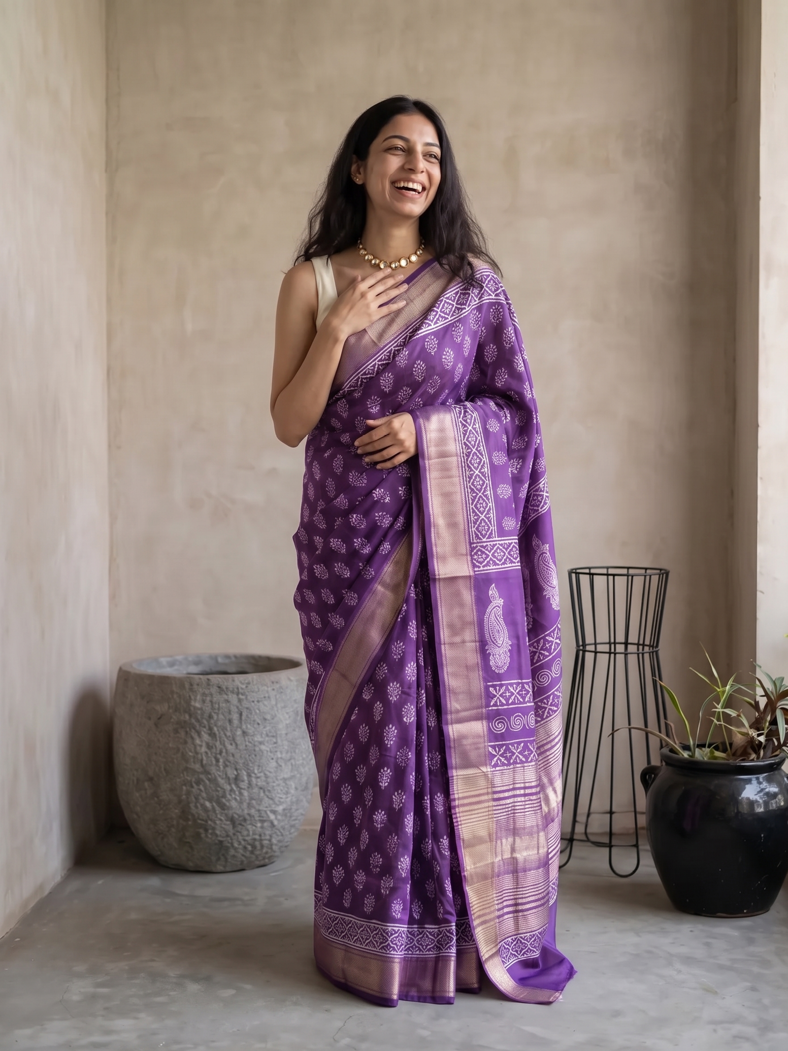 Vira Maheshwari Cotton Silk