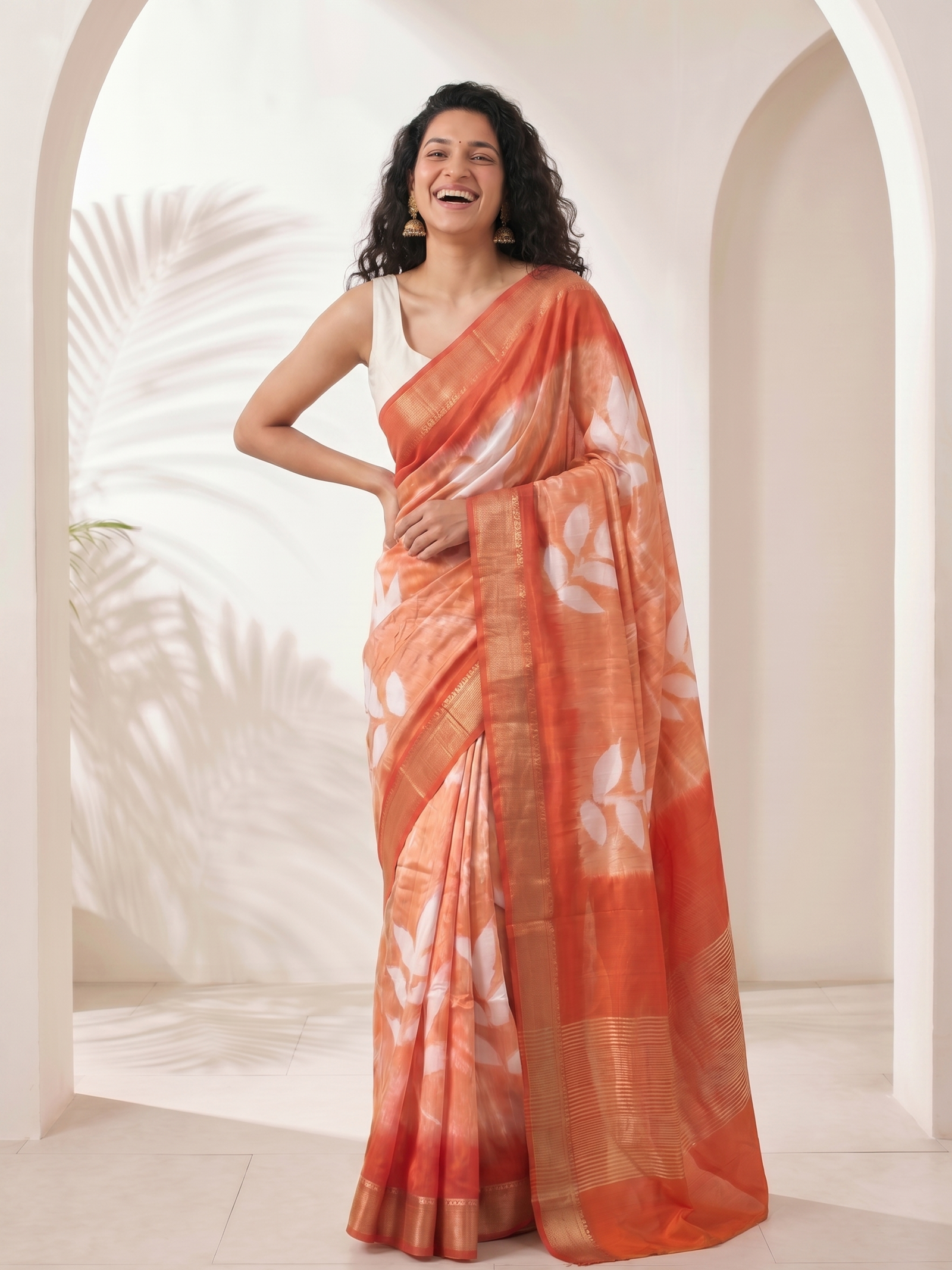 Anokhi Cotton Silk Maheshwari Saree