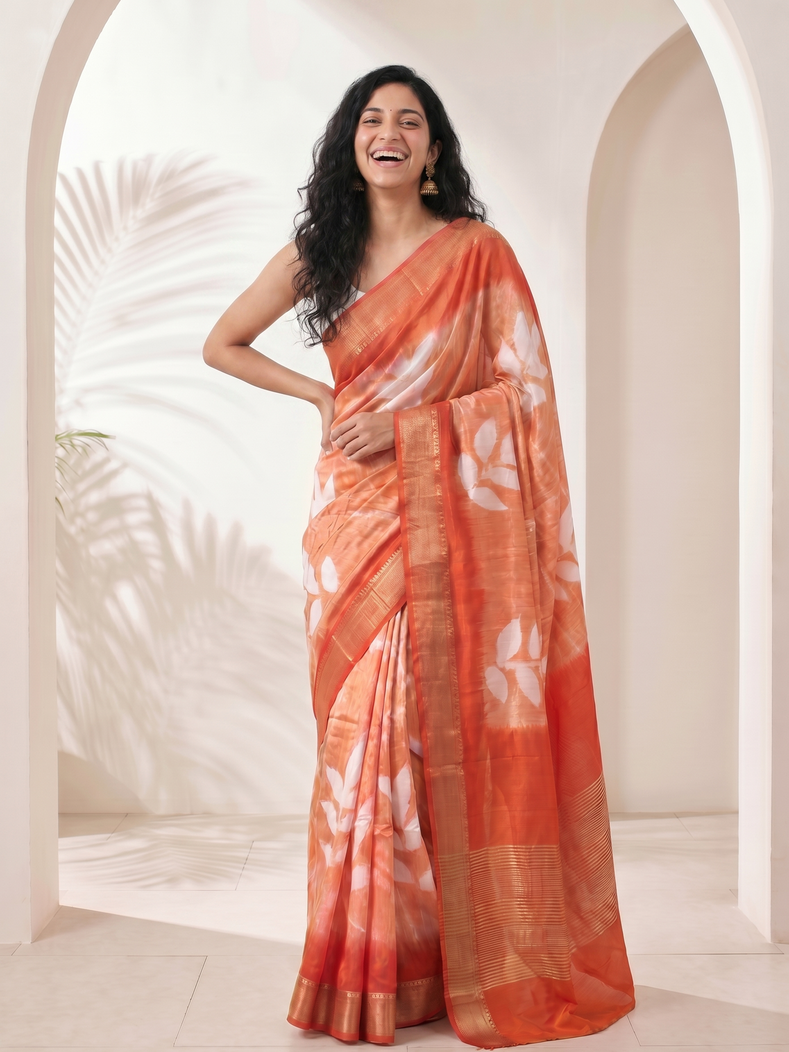 Anokhi Cotton Silk Maheshwari Saree