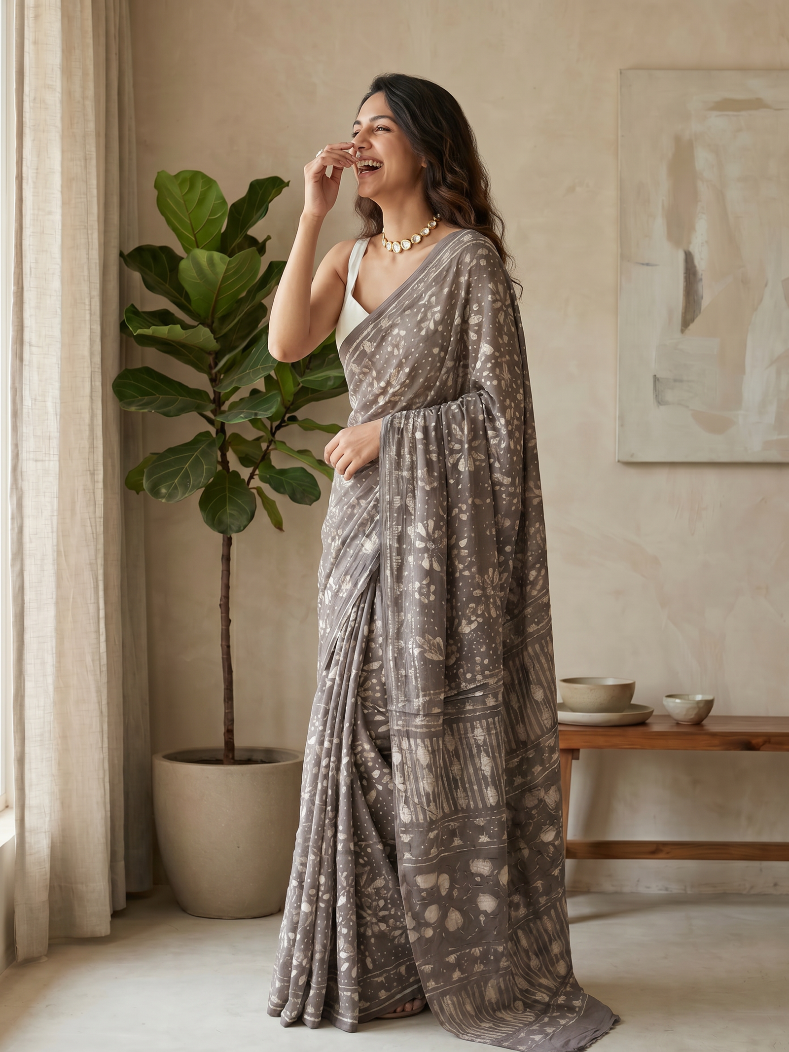 Riwa Mulmul Saree