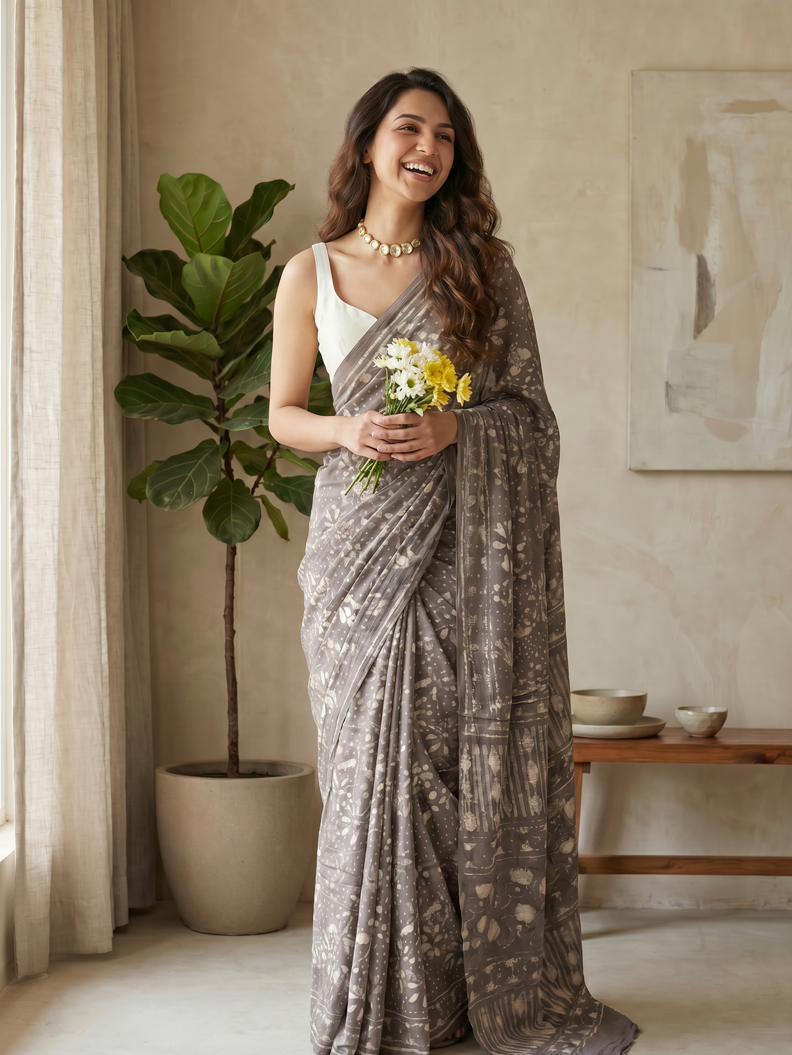 Riwa Mulmul Saree
