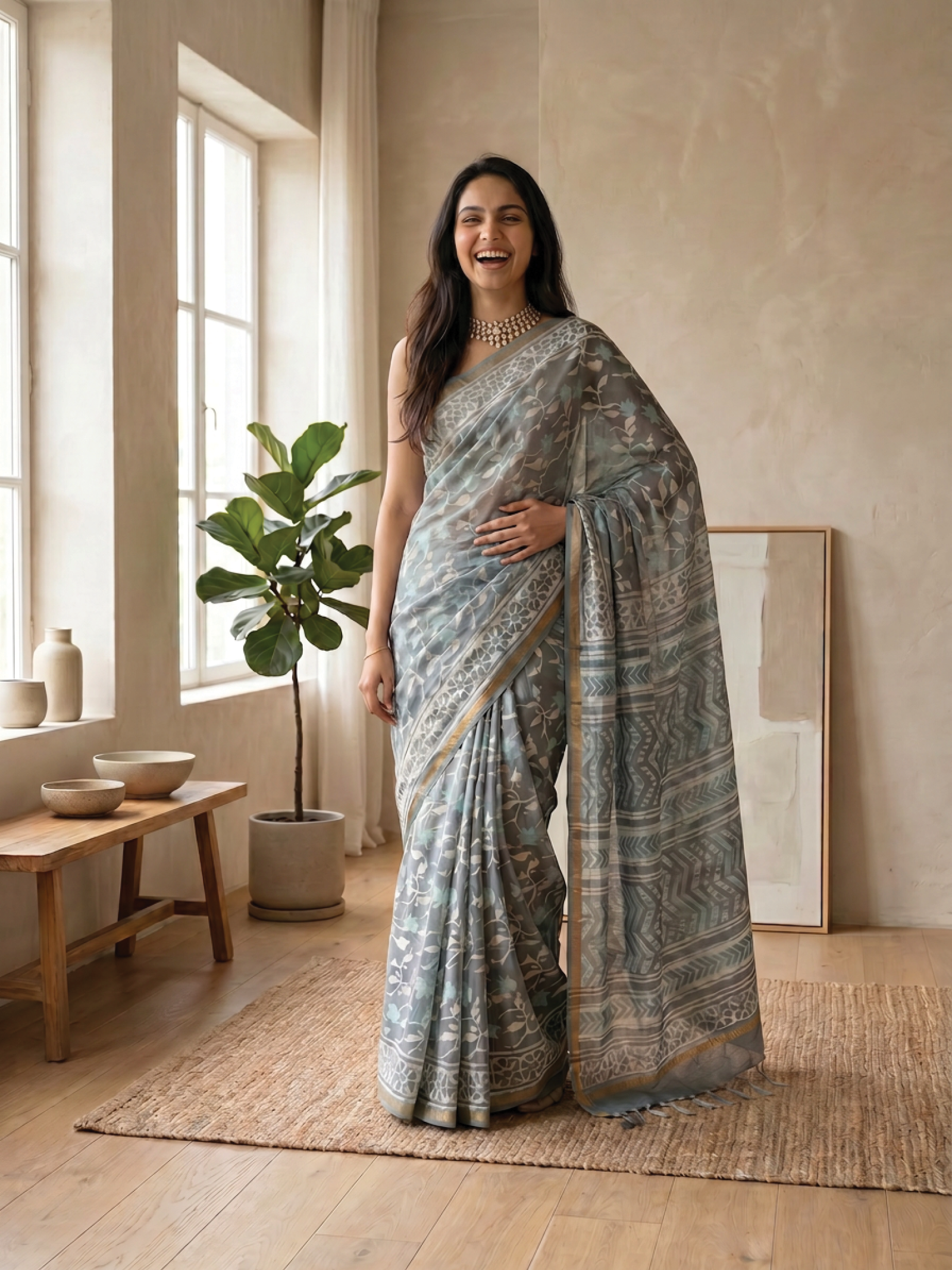 Rajeshwari Maheshwari Cotton Silk Saree