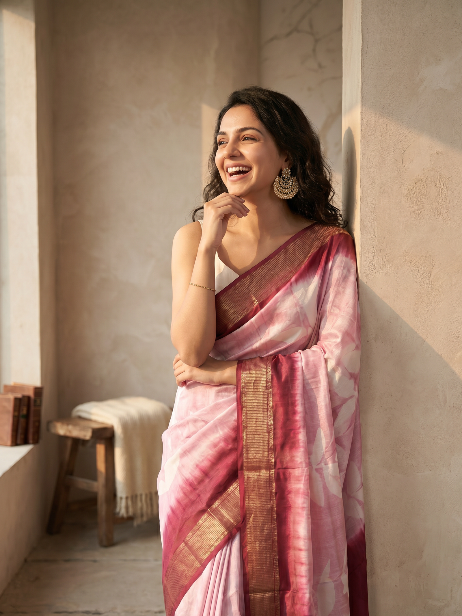 Sarang Maheshwari Cotton Silk Saree