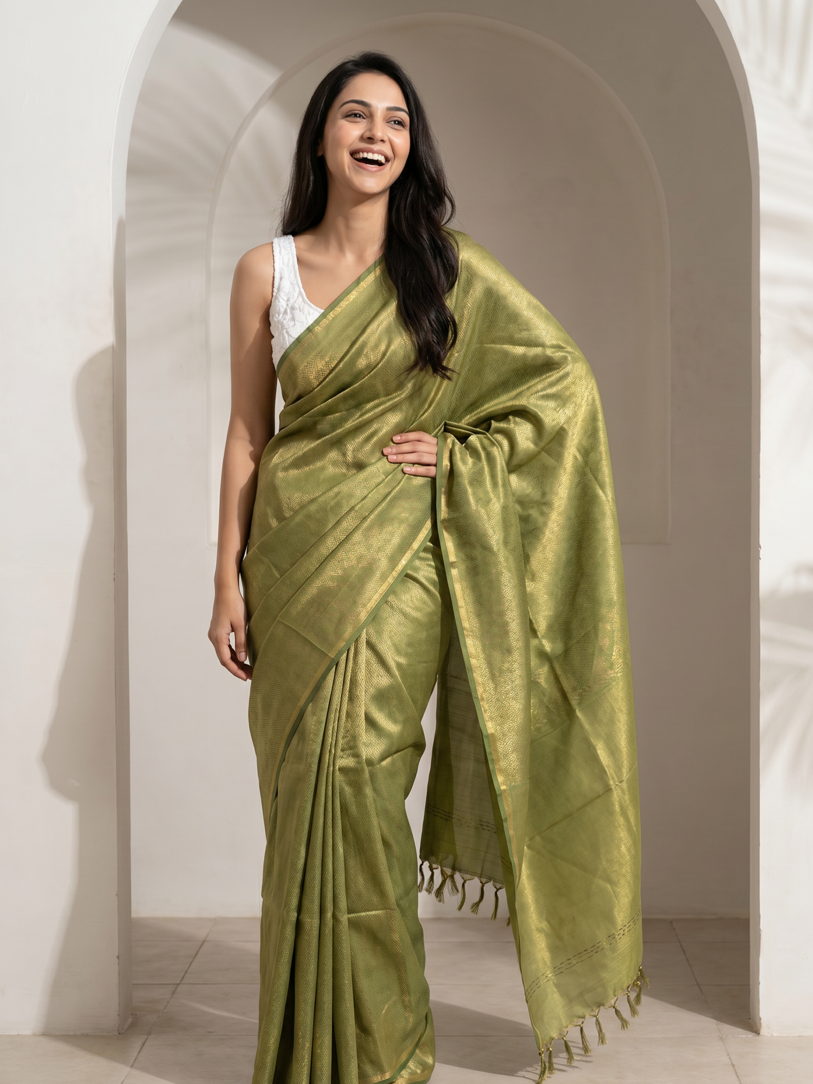 Raga Jari Cotton Silk Saree