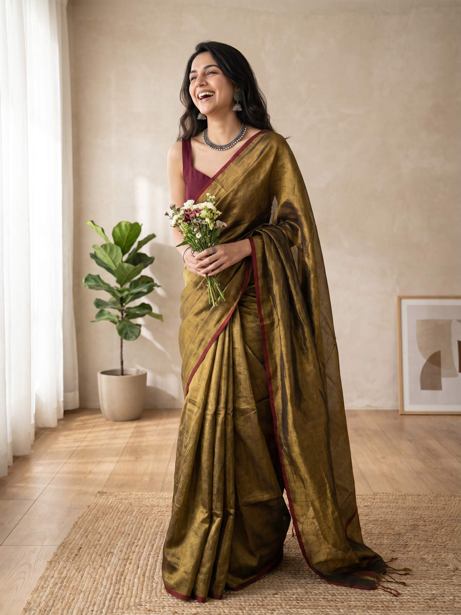 Chameli Cotton Tissue Saree