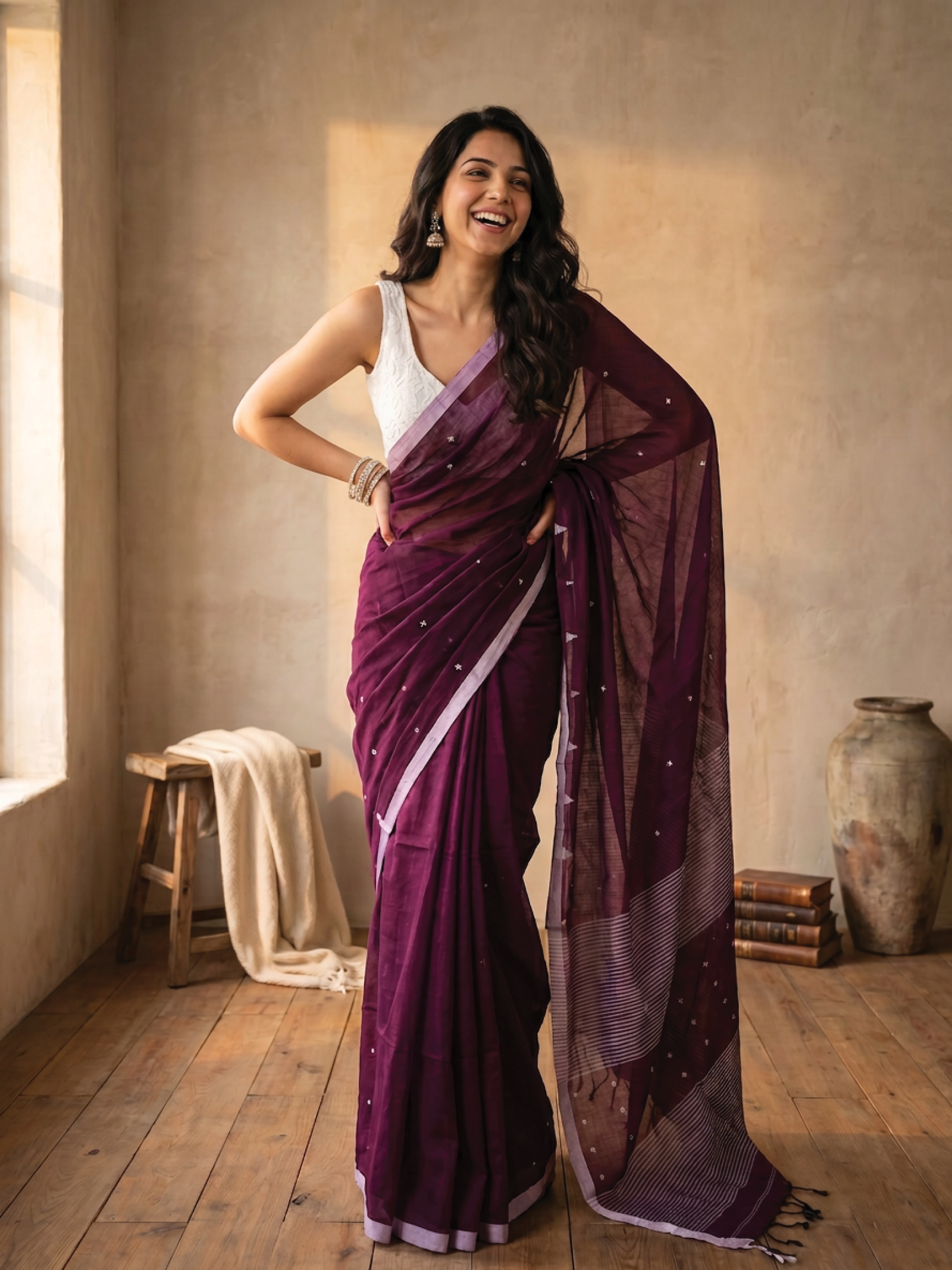 Gehraai Cotton Saree