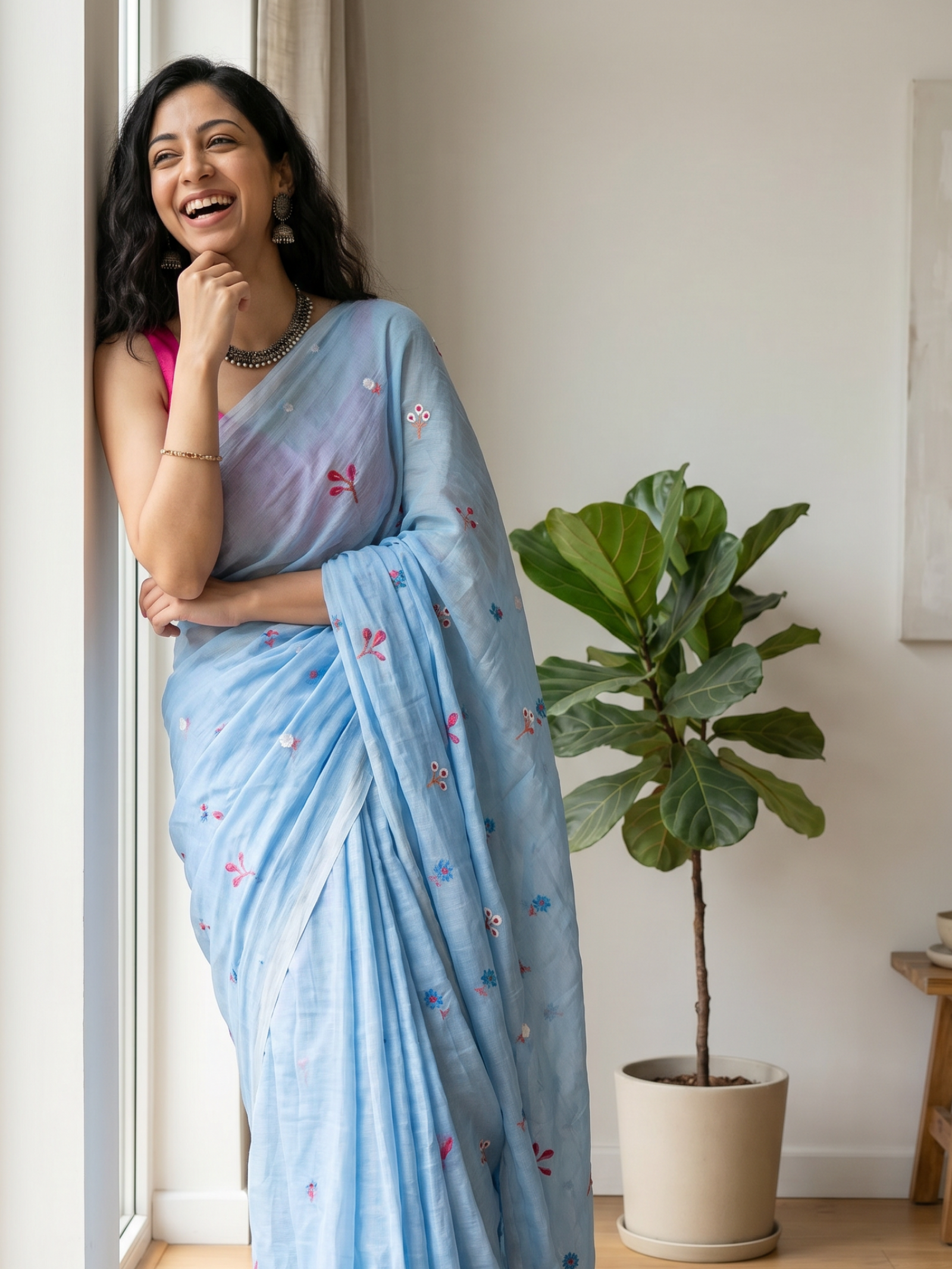 Meher Mulmul Saree