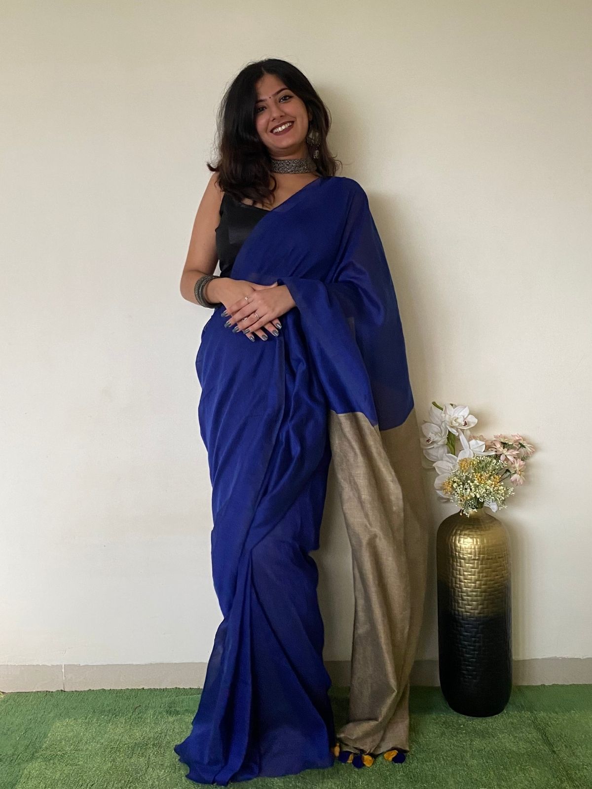 Tempting Khadi Cotton Saree