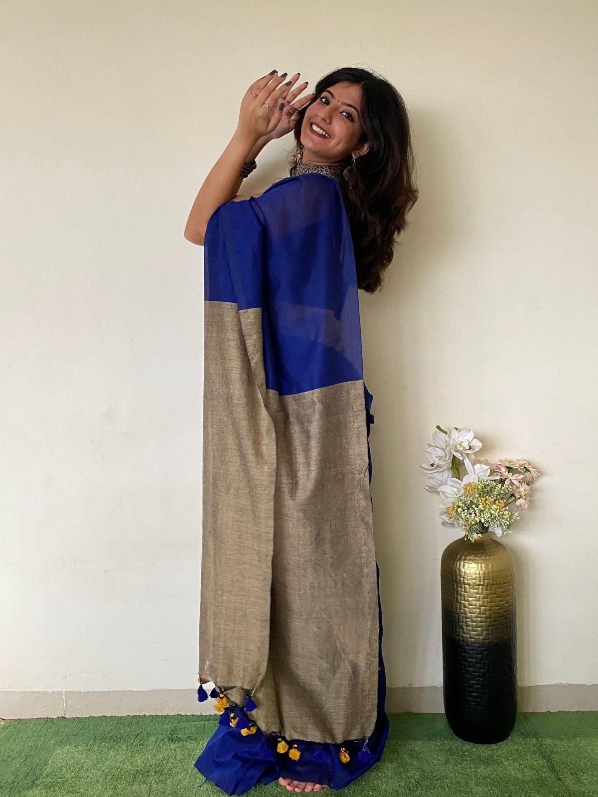 Tempting Khadi Cotton Saree
