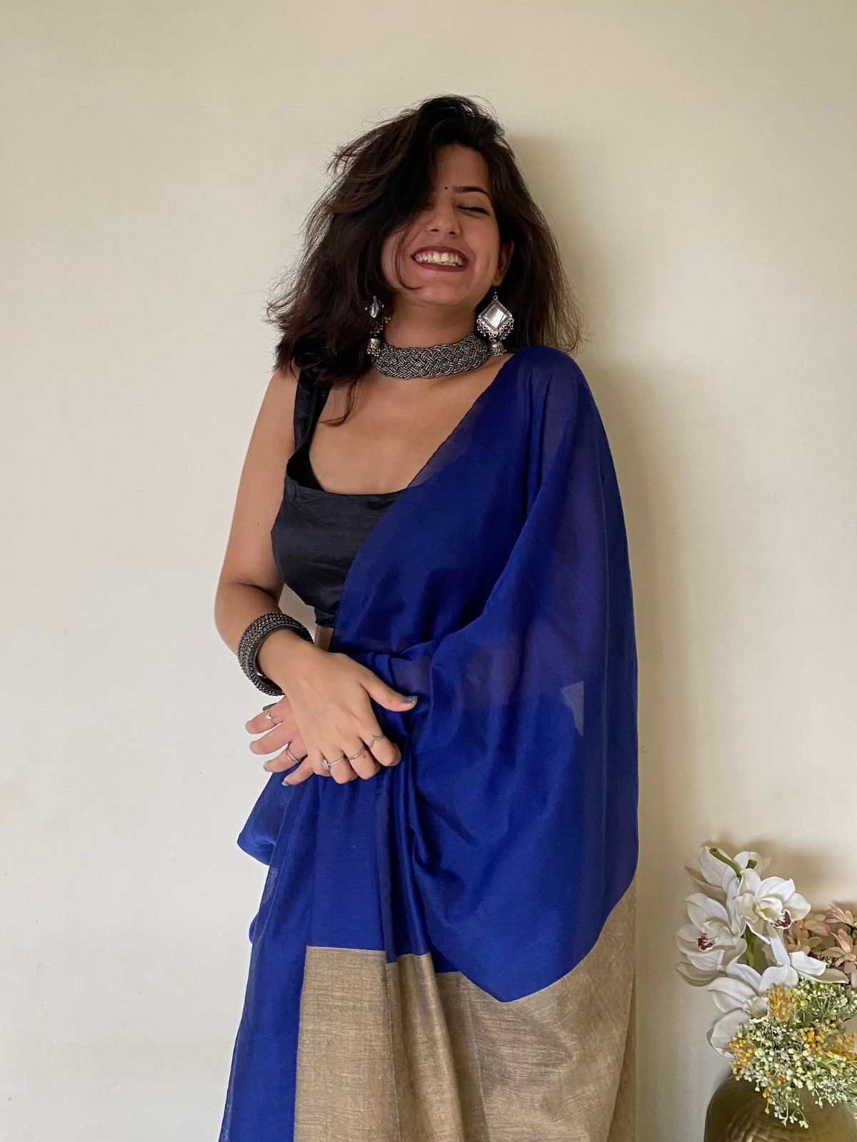 Tempting Khadi Cotton Saree