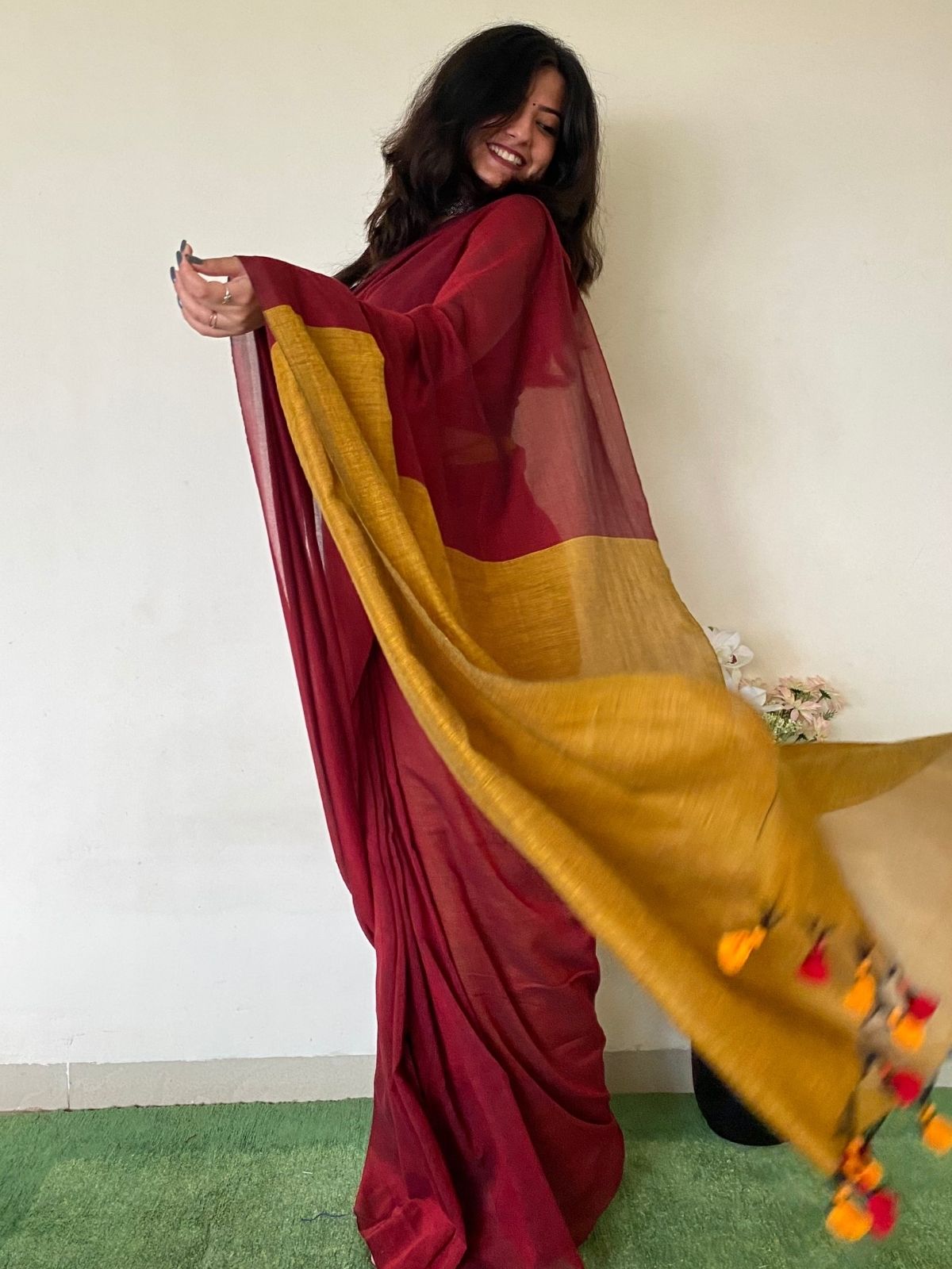 Queen Magento Khadi Cotton Saree